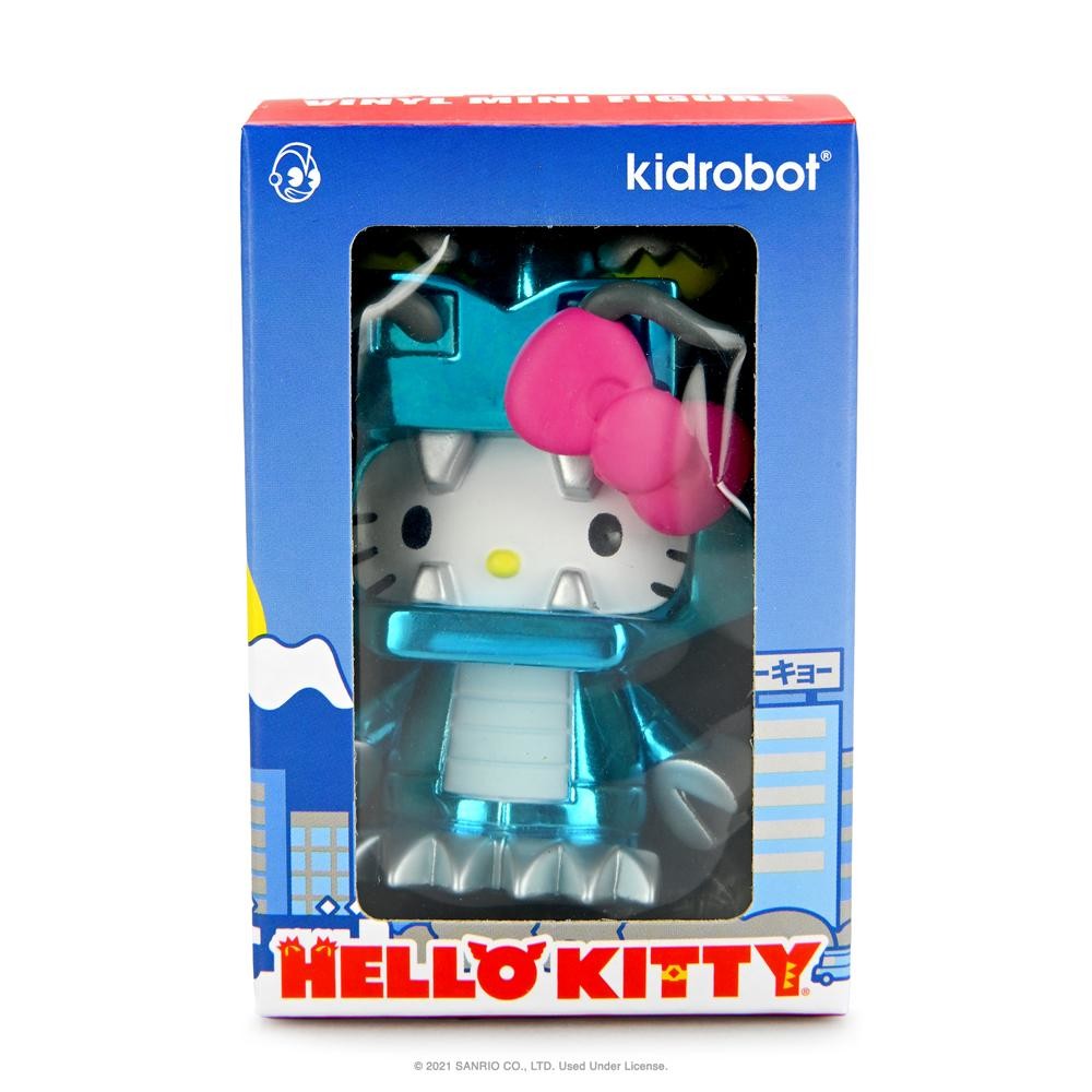 Hello Kitty - Hello Kitty Kaiju 3" Collectible Vinyl Figures - kidrobot x Sanrio - Kitzilla, Frost (Kidrobot) photo 10