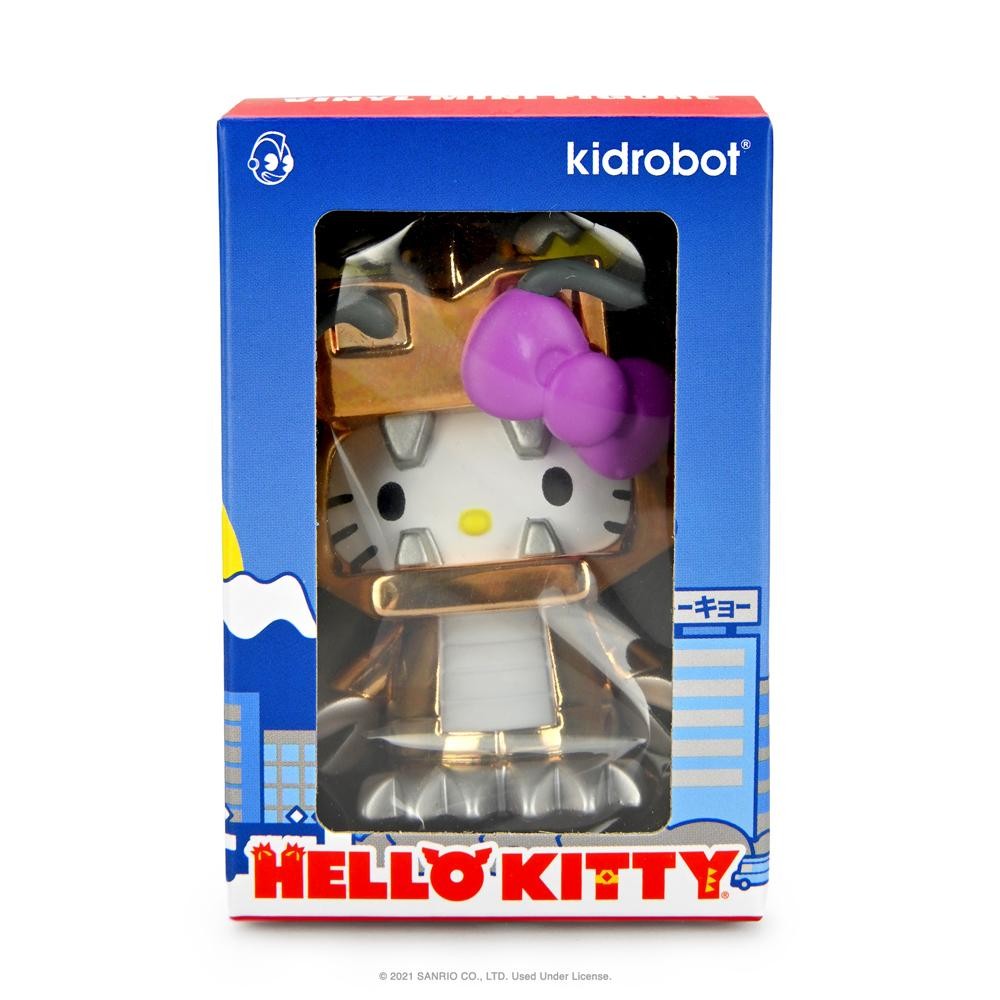 Hello Kitty - Hello Kitty Kaiju 3" Collectible Vinyl Figures - kidrobot x Sanrio - Kitzilla, Orange (Kidrobot) photo 10