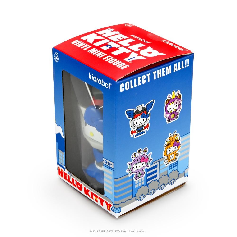 Hello Kitty - Hello Kitty Kaiju 3" Collectible Vinyl Figures - kidrobot x Sanrio - Mechazoar, Knight (Kidrobot) photo 10