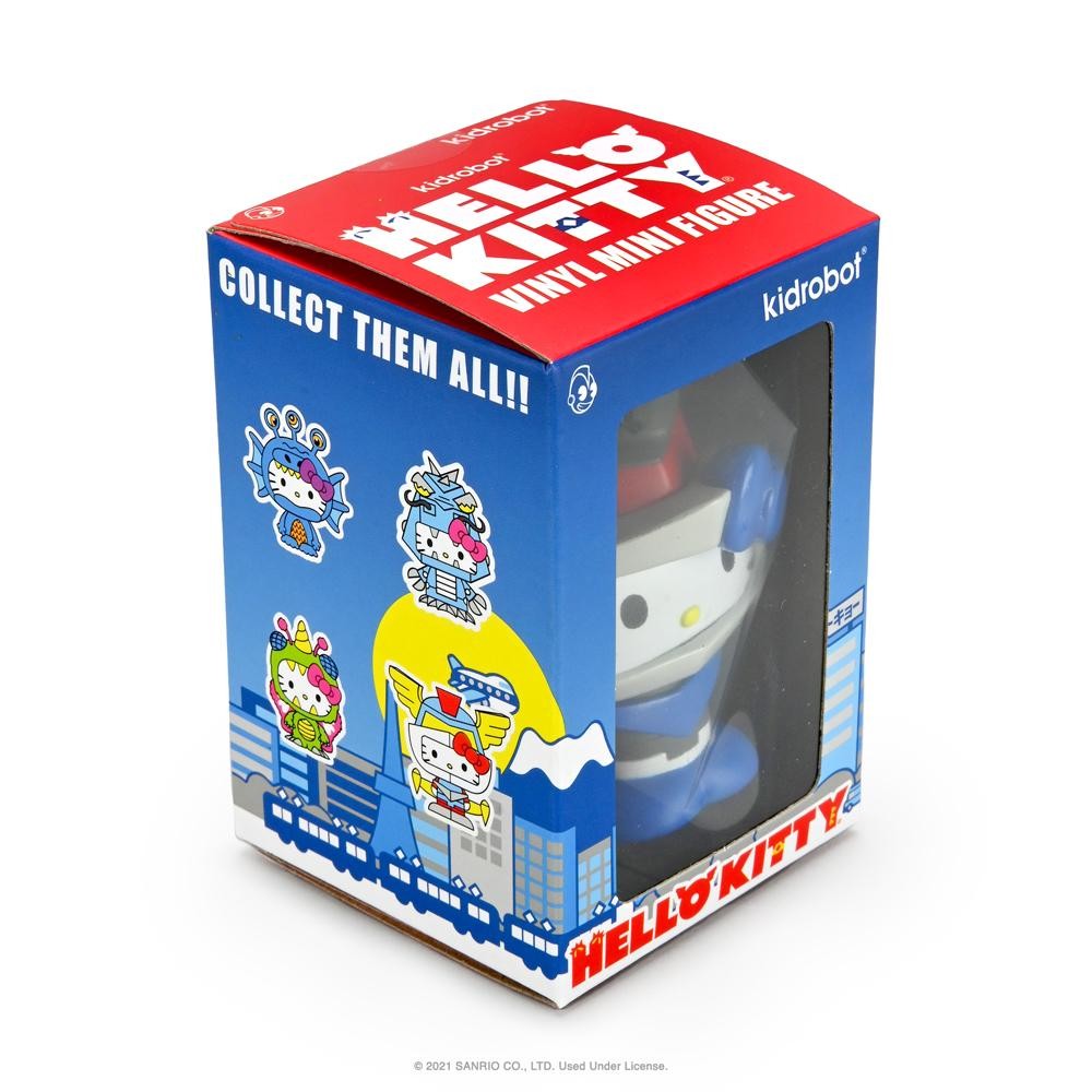 Hello Kitty - Hello Kitty Kaiju 3" Collectible Vinyl Figures - kidrobot x Sanrio - Mechazoar, Knight (Kidrobot) photo 11