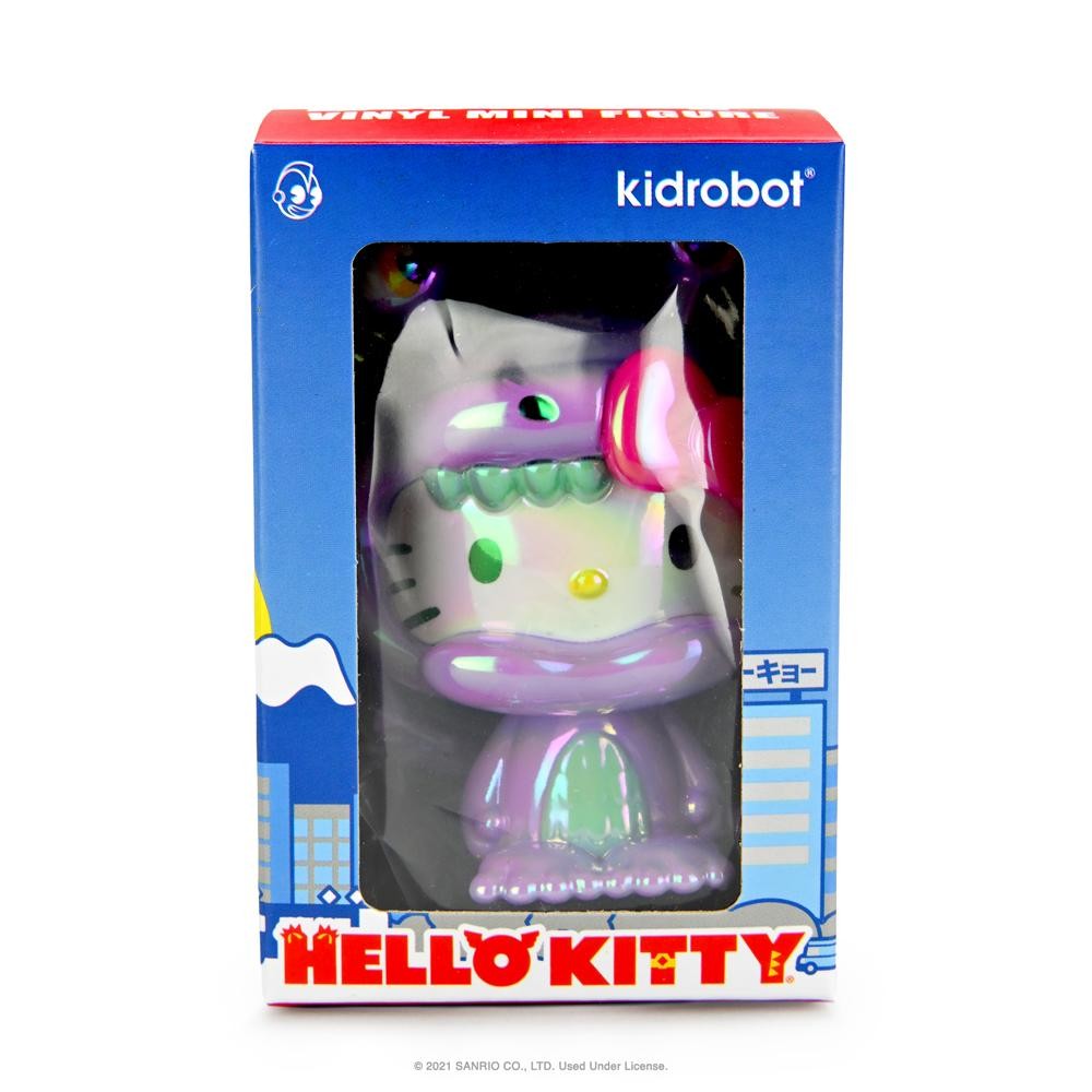 Hello Kitty - Hello Kitty Kaiju 3" Collectible Vinyl Figures - kidrobot x Sanrio - Aquados, Violet (Kidrobot) photo 10