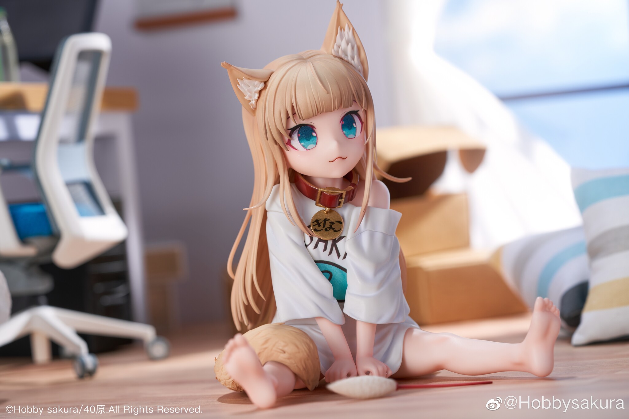 Uchi no Neko ga Onnanoko de Kawaii - Kinako - 1/6 - Osuwari Osakana ver. (Hobby Sakura) photo 17