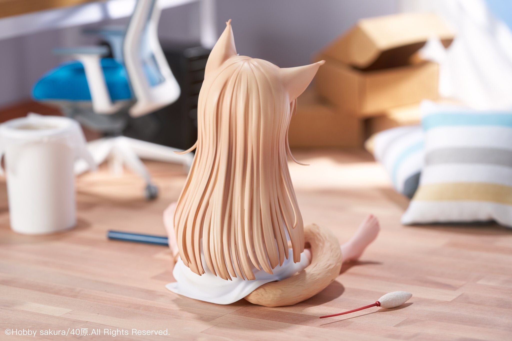 Uchi no Neko ga Onnanoko de Kawaii - Kinako - 1/6 - Osuwari Osakana ver. (Hobby Sakura) photo 18