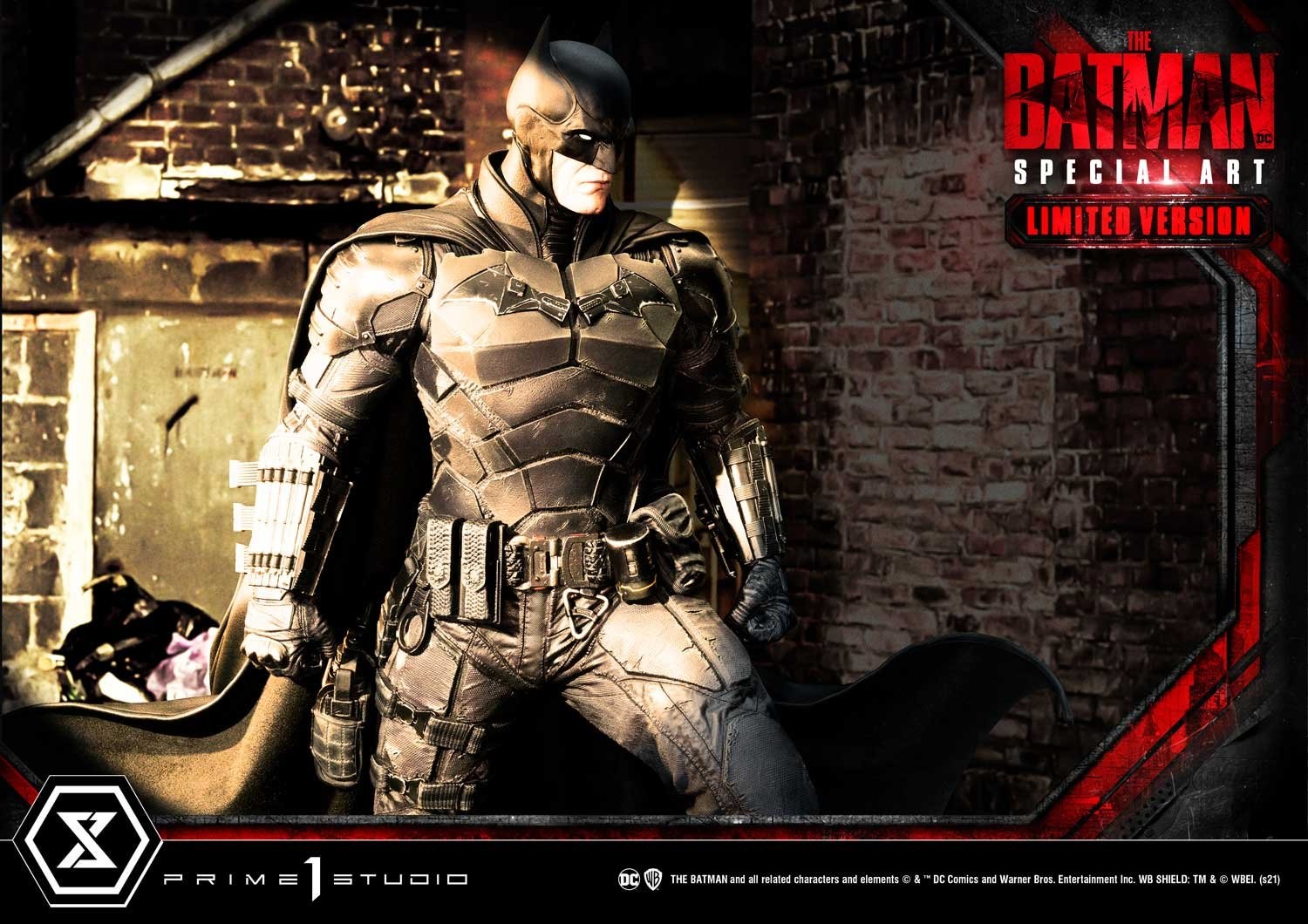 The Batman - Batman - Museum Masterline Series  (MMTBM-02LM) - 1/3 - Special Art Edition, Fabric Cape, Limited Version (Prime 1 Studio) photo 15
