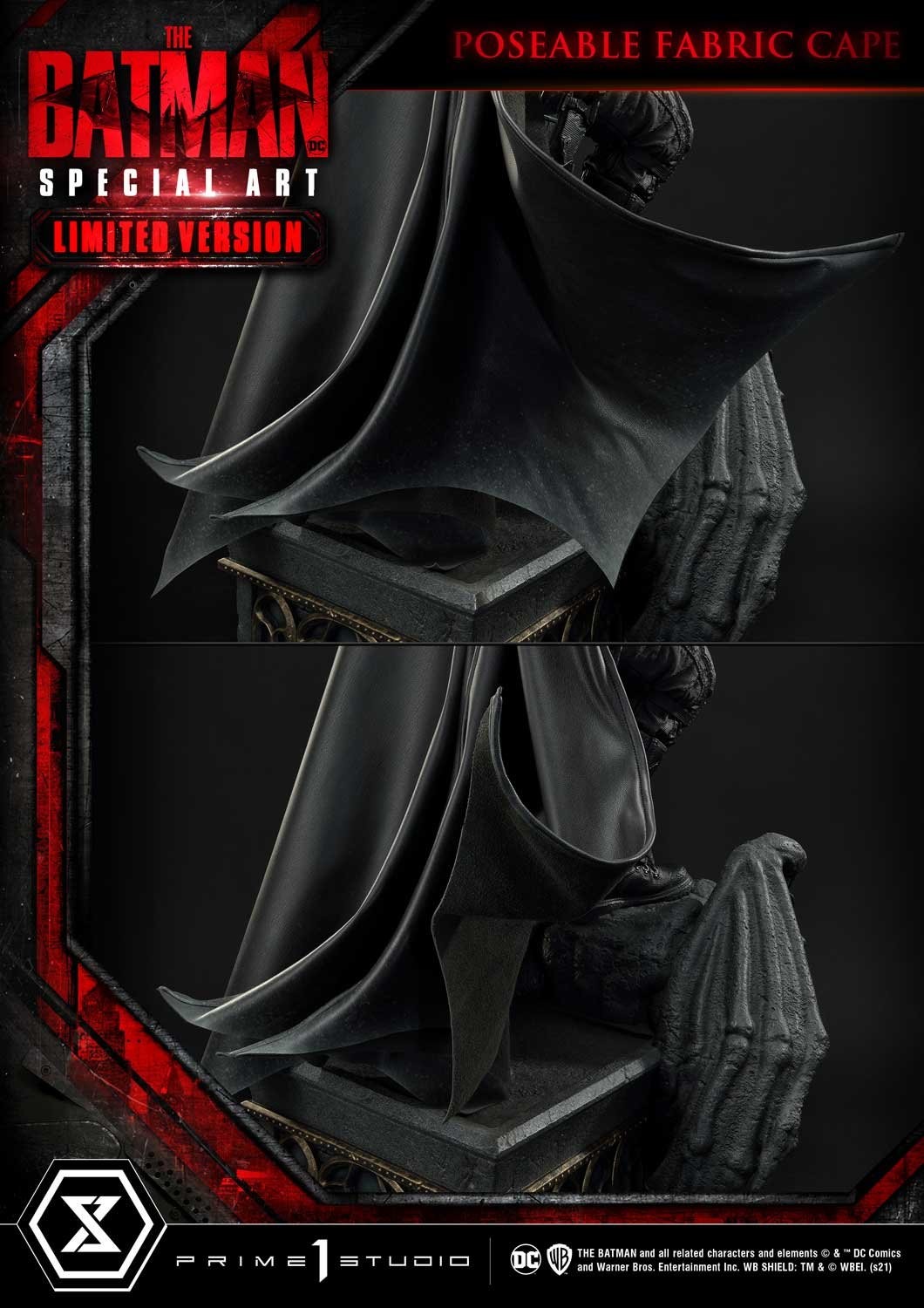 The Batman - Batman - Museum Masterline Series  (MMTBM-02LM) - 1/3 - Special Art Edition, Fabric Cape, Limited Version (Prime 1 Studio) photo 41