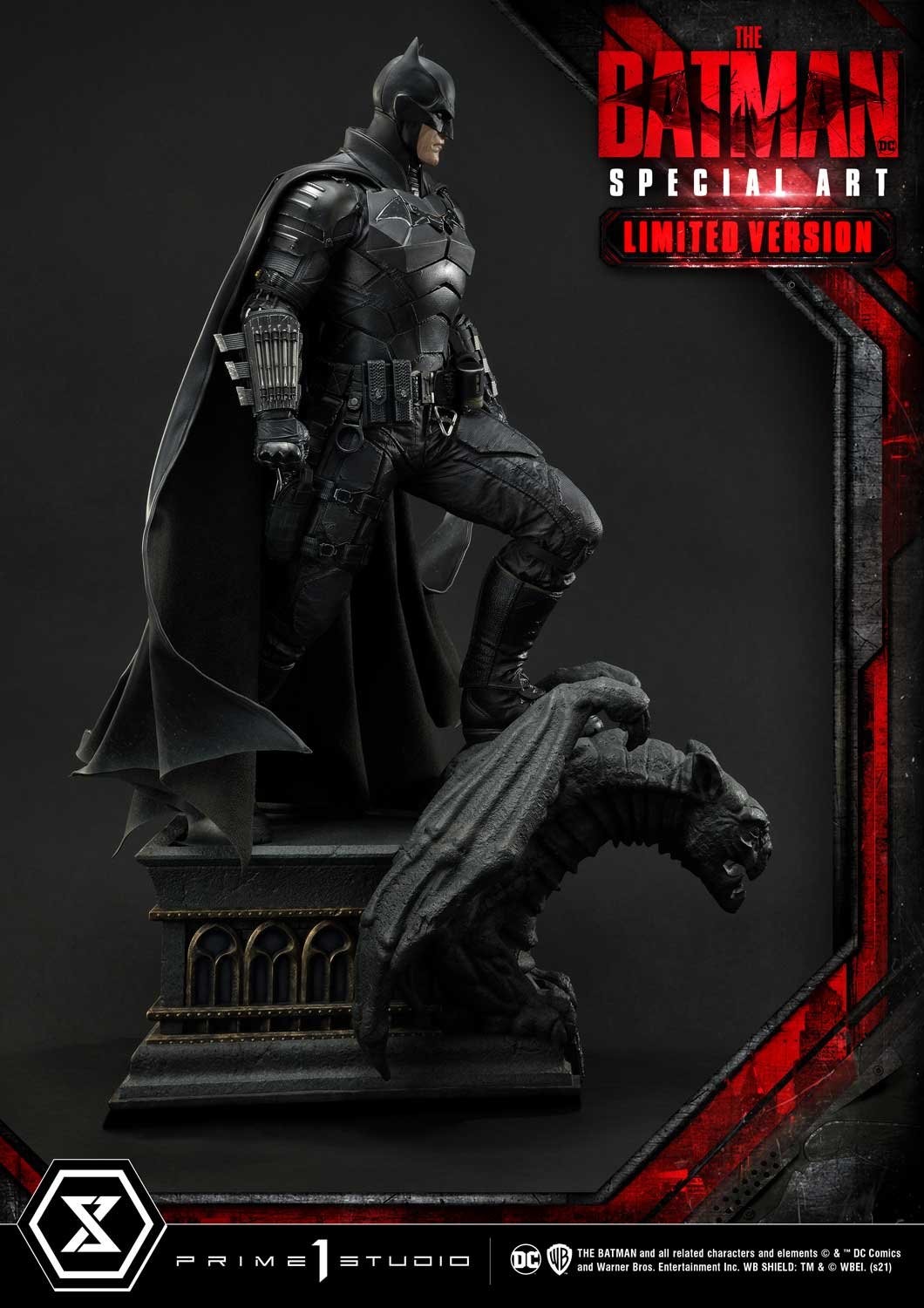 The Batman - Batman - Museum Masterline Series  (MMTBM-02LM) - 1/3 - Special Art Edition, Fabric Cape, Limited Version (Prime 1 Studio) photo 54
