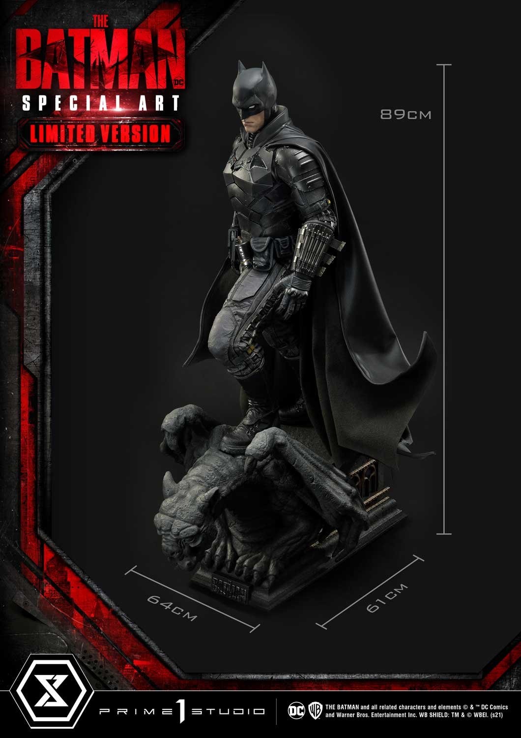The Batman - Batman - Museum Masterline Series  (MMTBM-02LM) - 1/3 - Special Art Edition, Fabric Cape, Limited Version (Prime 1 Studio) photo 61
