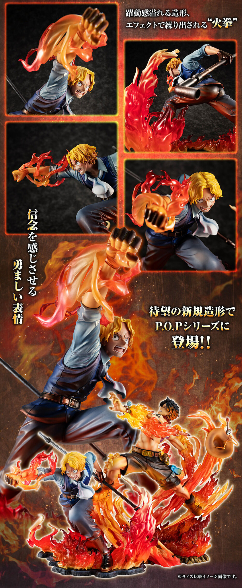 One Piece - Sabo - Portrait Of Pirates Limited Edition - Hiken Keishou (MegaHouse) photo 21
