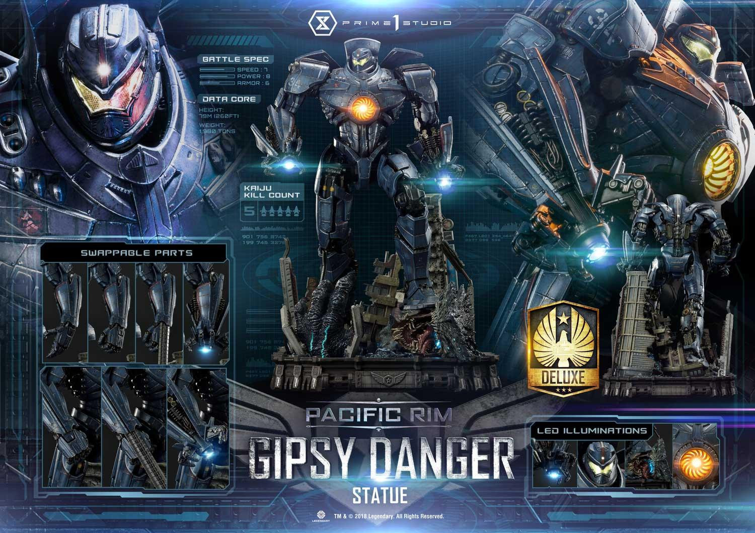 Pacific Rim - Gipsy Danger - Ultimate Diorama Masterline  (UDMPACRIM-01DX) - DX Version (Prime 1 Studio) photo 12