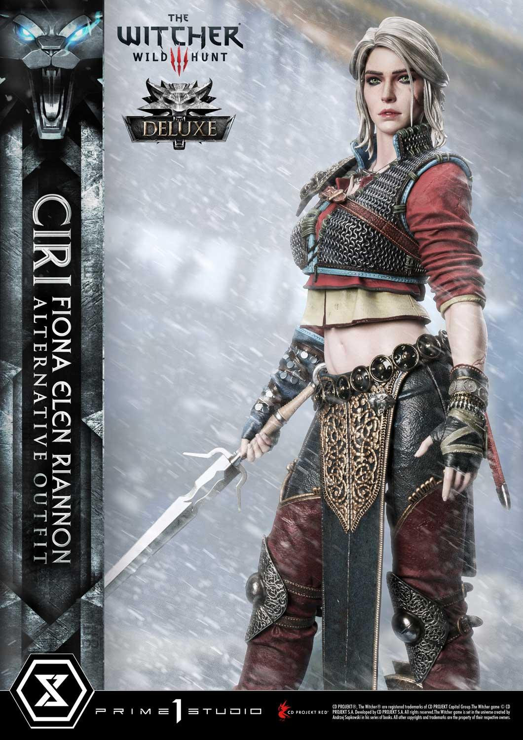 The Witcher 3: Wild Hunt - Ciri - Premium Masterline  (PMW3-10DXS) - 1/4 - Alternative Outfit, DX Bonus Version (Prime 1 Studio) photo 7