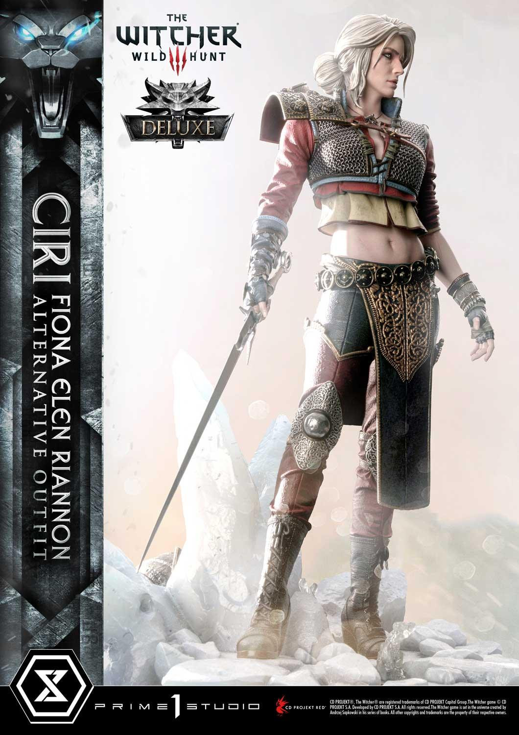 The Witcher 3: Wild Hunt - Ciri - Premium Masterline  (PMW3-10DXS) - 1/4 - Alternative Outfit, DX Bonus Version (Prime 1 Studio) photo 8