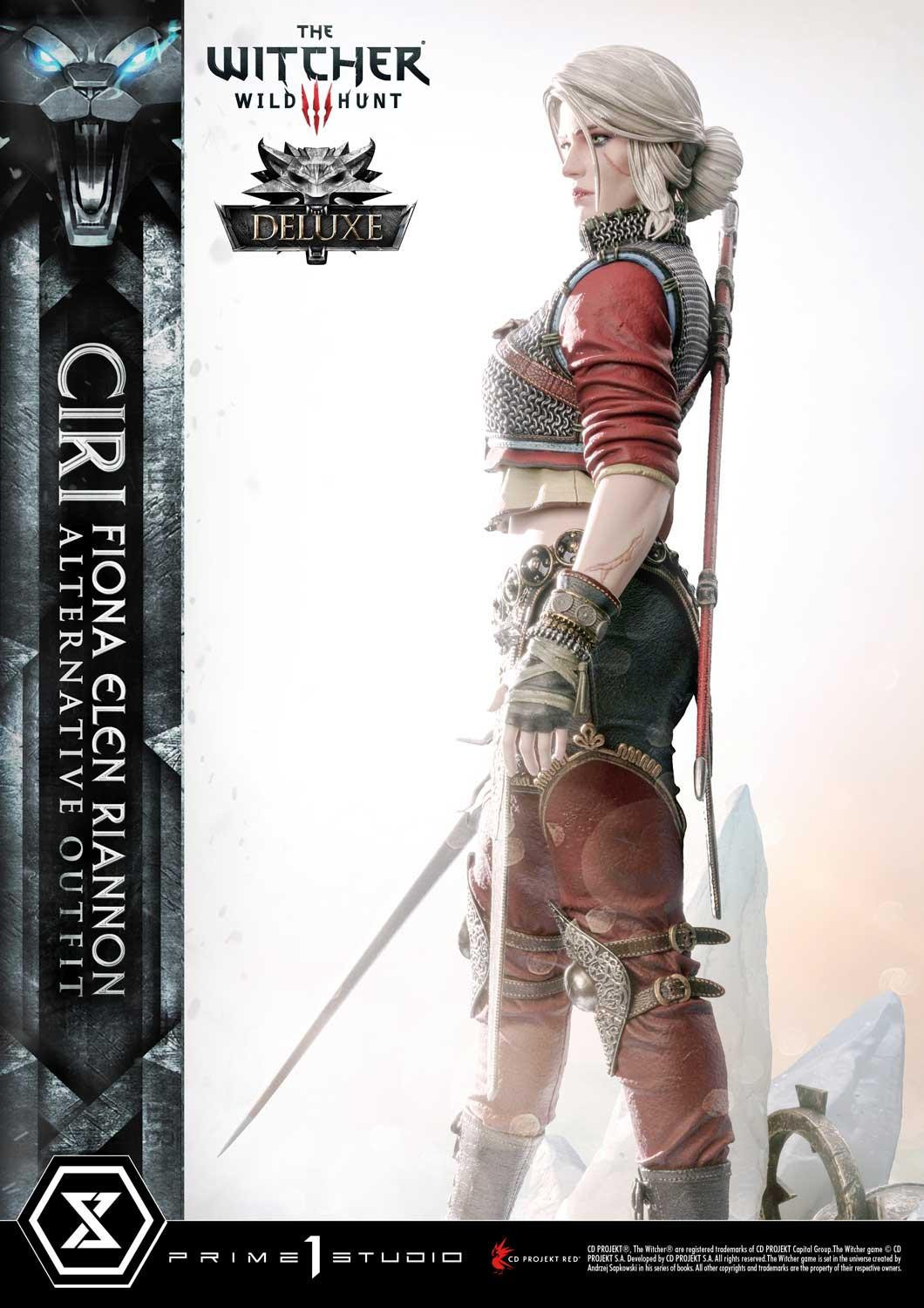 The Witcher 3: Wild Hunt - Ciri - Premium Masterline  (PMW3-10DXS) - 1/4 - Alternative Outfit, DX Bonus Version (Prime 1 Studio) photo 9