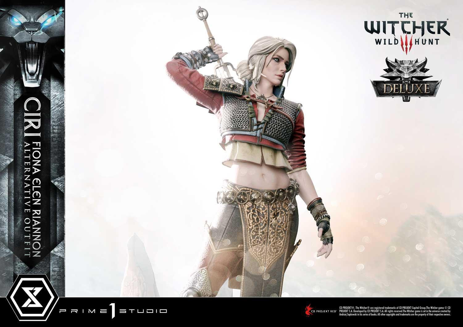 The Witcher 3: Wild Hunt - Ciri - Premium Masterline  (PMW3-10DXS) - 1/4 - Alternative Outfit, DX Bonus Version (Prime 1 Studio) photo 10