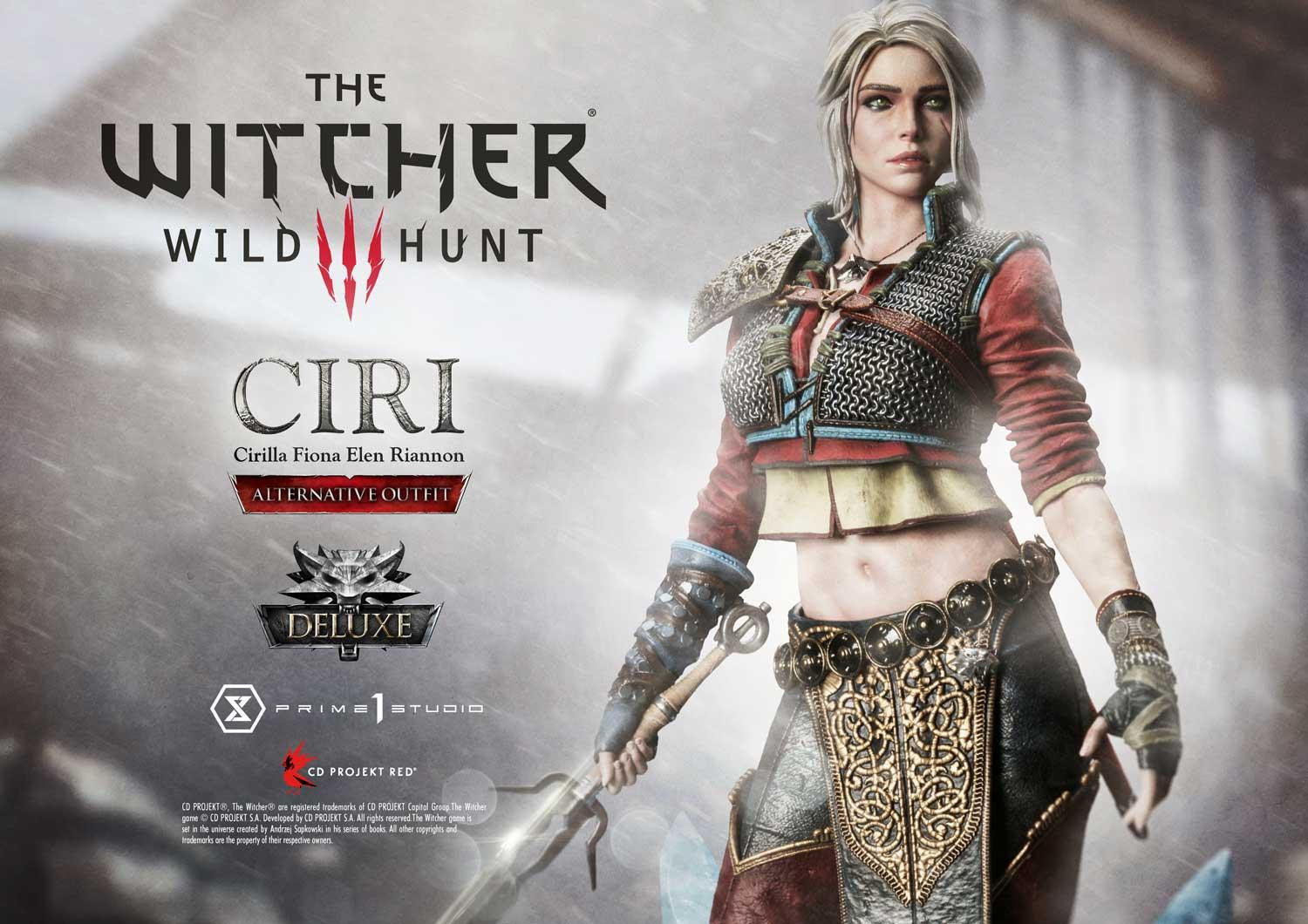 The Witcher 3: Wild Hunt - Ciri - Premium Masterline  (PMW3-10DXS) - 1/4 - Alternative Outfit, DX Bonus Version (Prime 1 Studio) photo 11