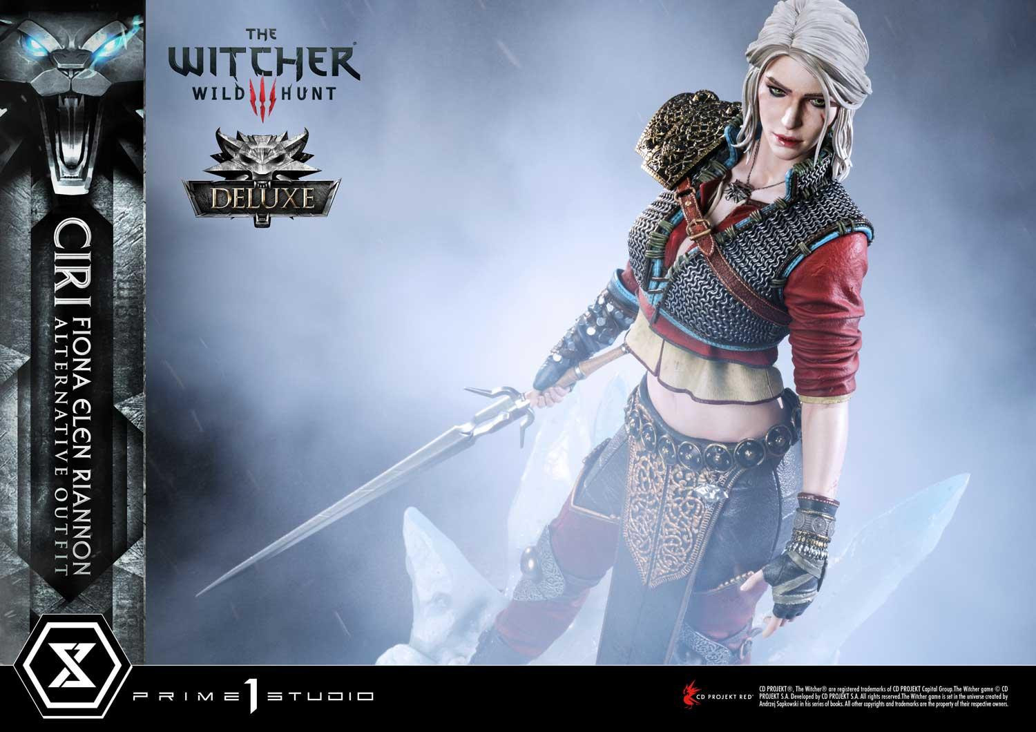 The Witcher 3: Wild Hunt - Ciri - Premium Masterline  (PMW3-10DXS) - 1/4 - Alternative Outfit, DX Bonus Version (Prime 1 Studio) photo 15