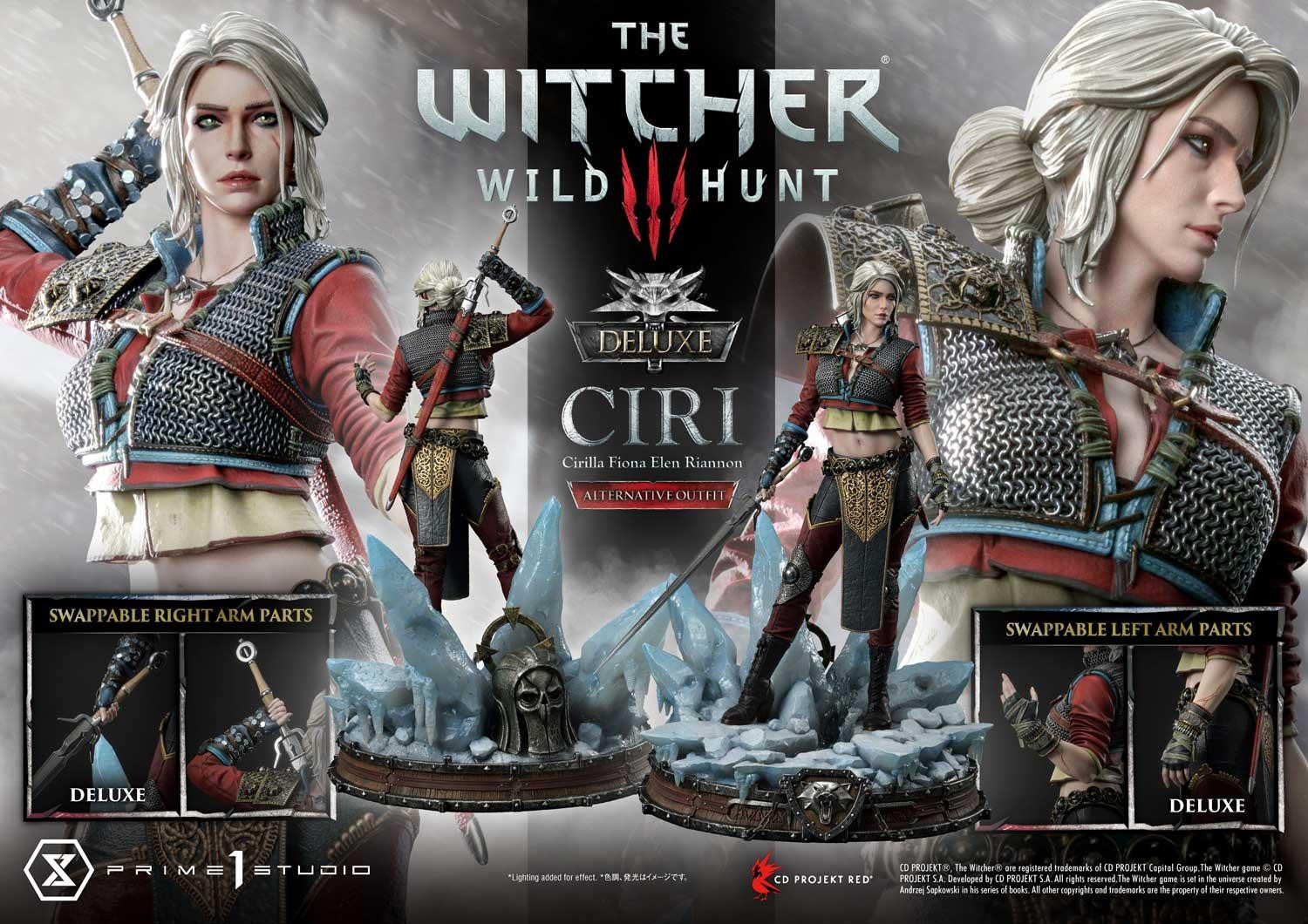 The Witcher 3: Wild Hunt - Ciri - Premium Masterline  (PMW3-10DXS) - 1/4 - Alternative Outfit, DX Bonus Version (Prime 1 Studio) photo 34