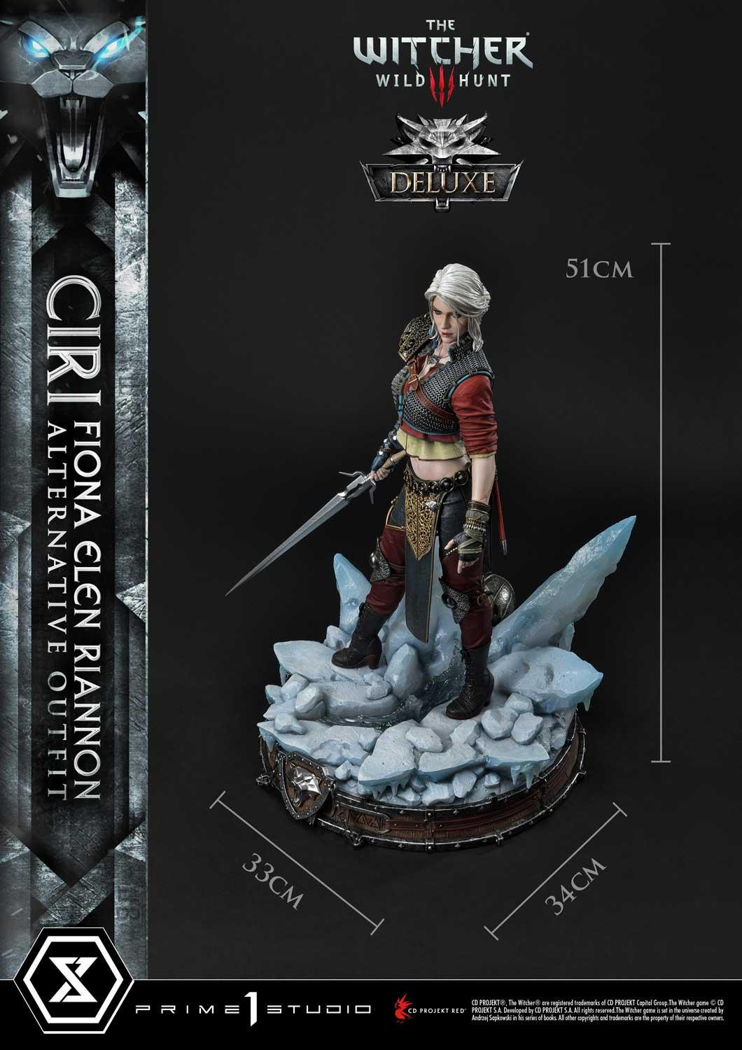 The Witcher 3: Wild Hunt - Ciri - Premium Masterline  (PMW3-10DXS) - 1/4 - Alternative Outfit, DX Bonus Version (Prime 1 Studio) photo 38