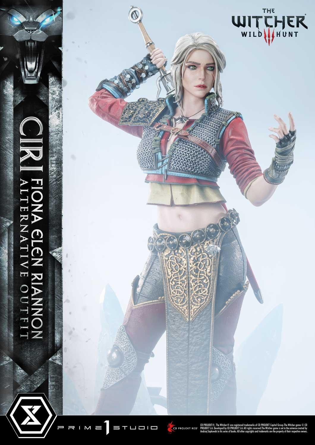 The Witcher 3: Wild Hunt - Ciri - Premium Masterline  (PMW3-10DXS) - 1/4 - Alternative Outfit, DX Bonus Version (Prime 1 Studio) photo 46