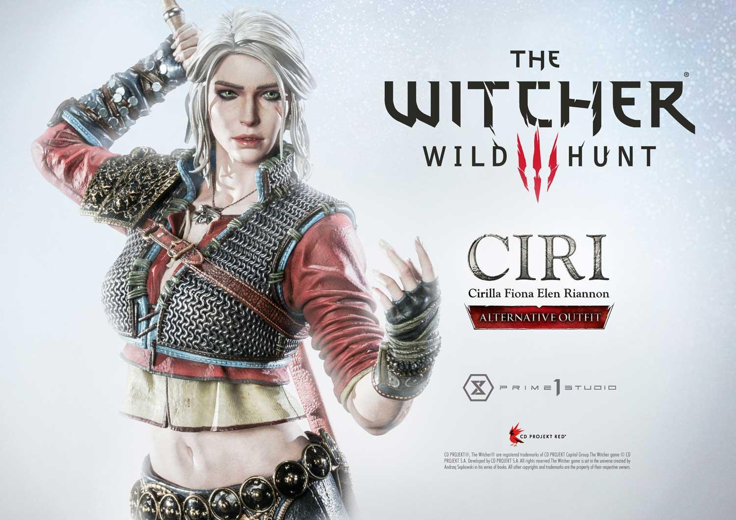The Witcher 3: Wild Hunt - Ciri - Premium Masterline  (PMW3-10DXS) - 1/4 - Alternative Outfit, DX Bonus Version (Prime 1 Studio) photo 47