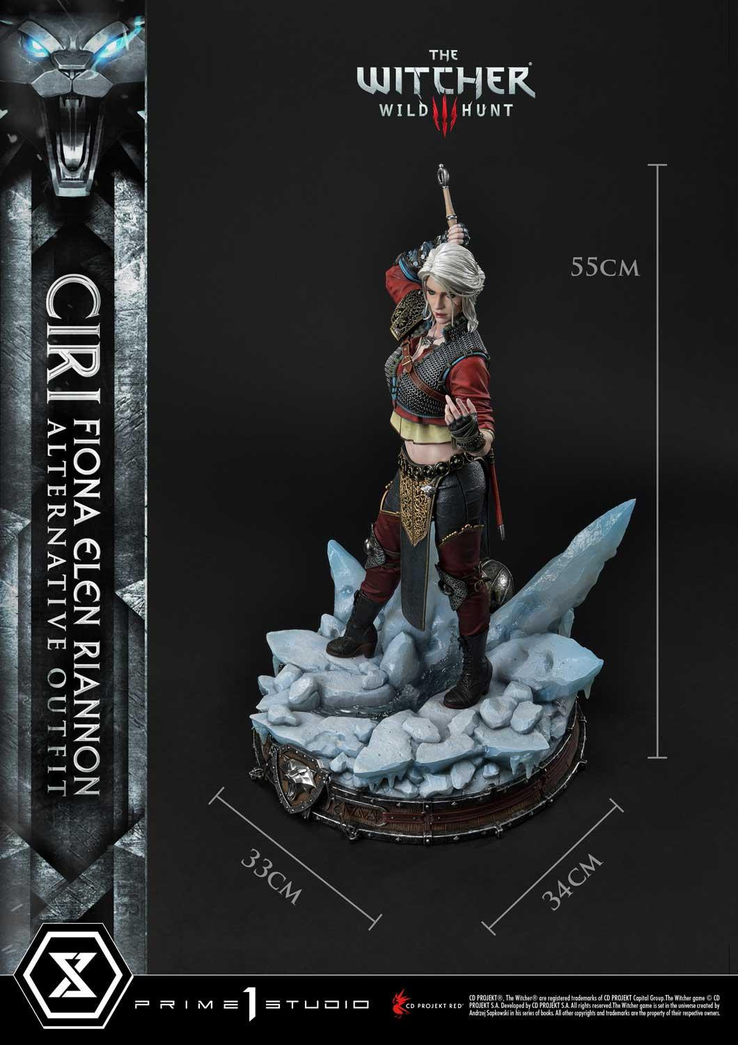 The Witcher 3: Wild Hunt - Ciri - Premium Masterline  (PMW3-10DXS) - 1/4 - Alternative Outfit, DX Bonus Version (Prime 1 Studio) photo 58