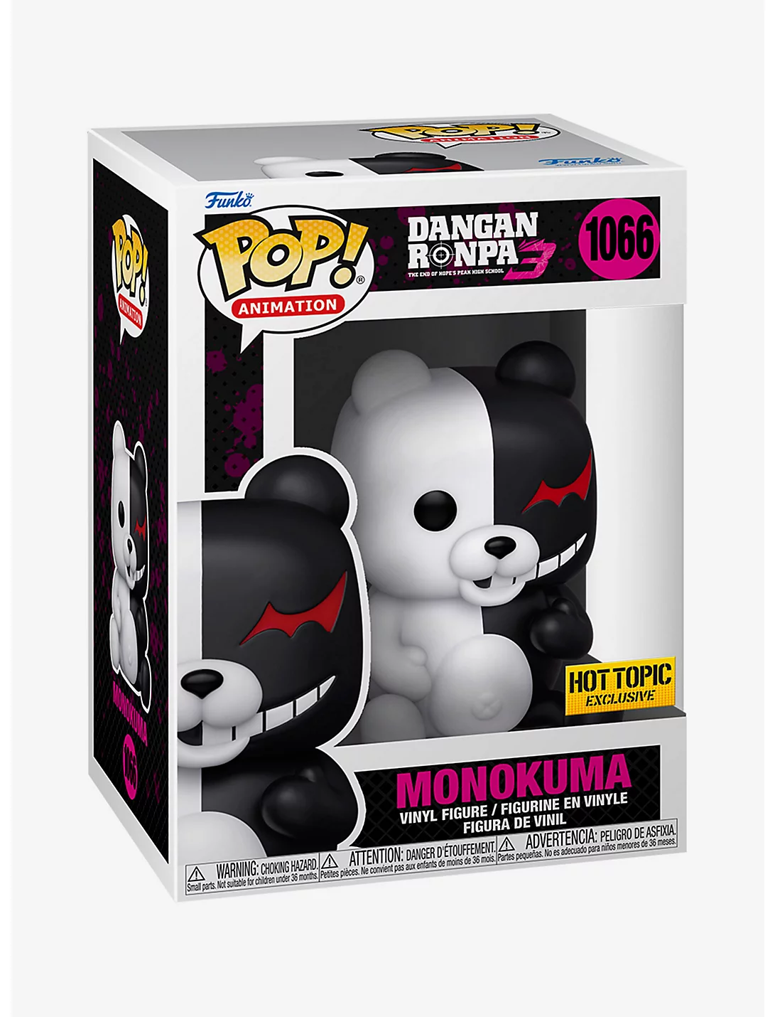 Danganronpa 3 The End of Kibougamine Gakuen - Monokuma - POP! Animation (1066) - POP! Vinyl (Funko Toys, Hot Topic)