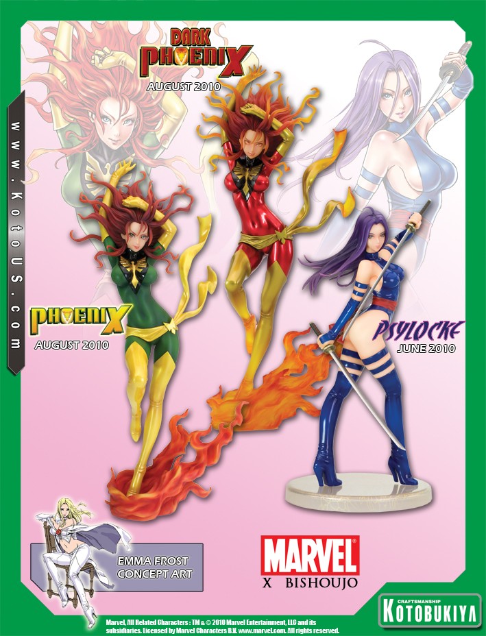 X-Men - Phoenix - Bishoujo Statue - Marvel x Bishoujo - 1/8 (Kotobukiya) photo 5