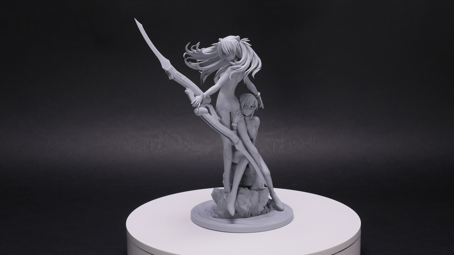 Shin Evangelion Gekijouban:|| - Makinami Mari Illustrious - Souryuu Asuka Langley - Precious G.E.M. (MegaHouse) photo 2