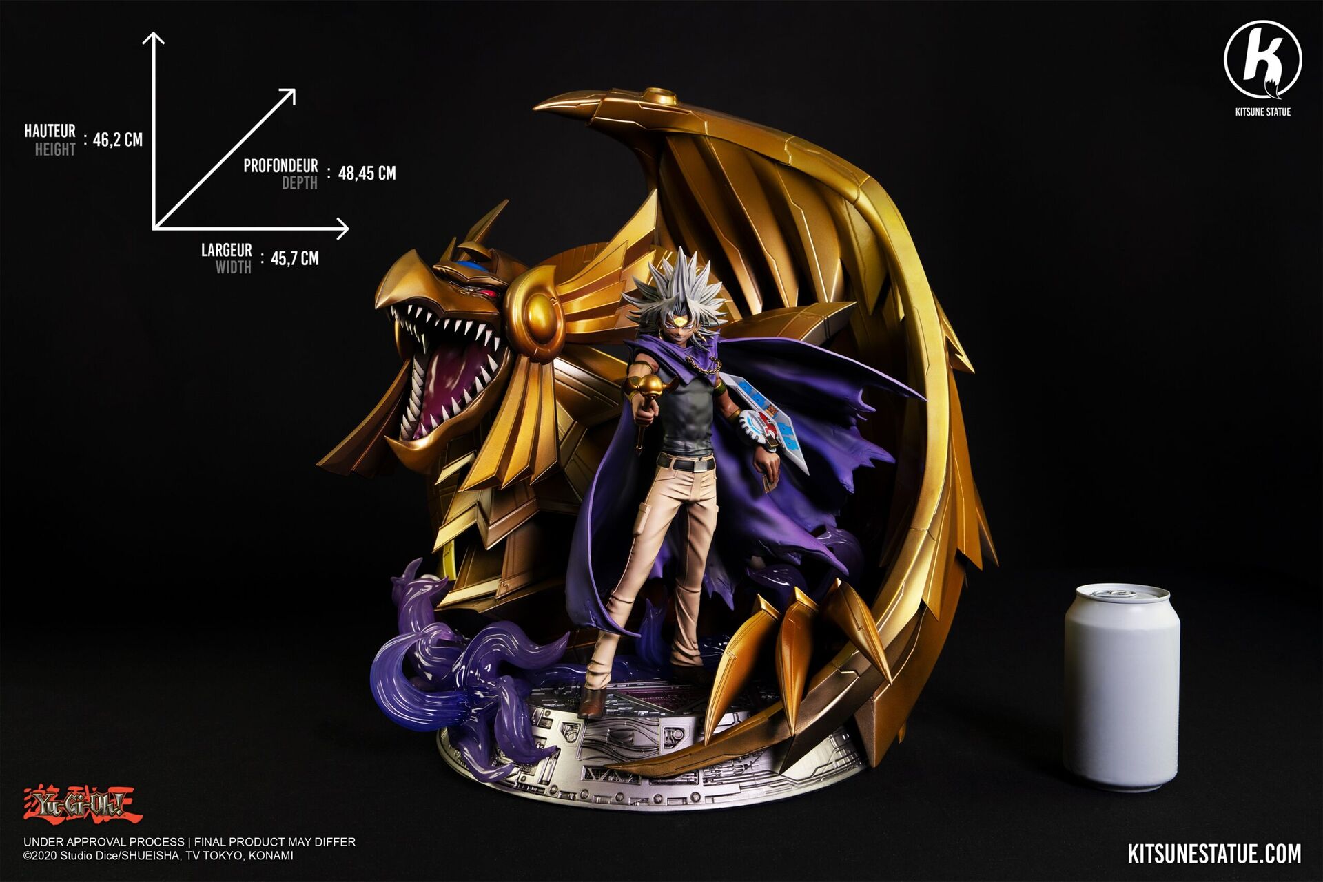 Yu-Gi-Oh! Duel Monsters - Raa no Yokushinryuu - Yami Marik - 1/7 (Kitsune Statue) photo 4