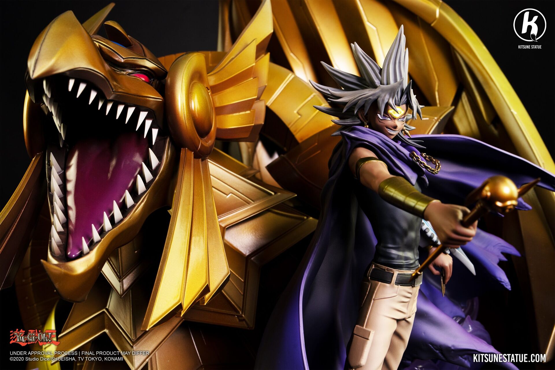 Yu-Gi-Oh! Duel Monsters - Raa no Yokushinryuu - Yami Marik - 1/7 (Kitsune Statue) photo 5