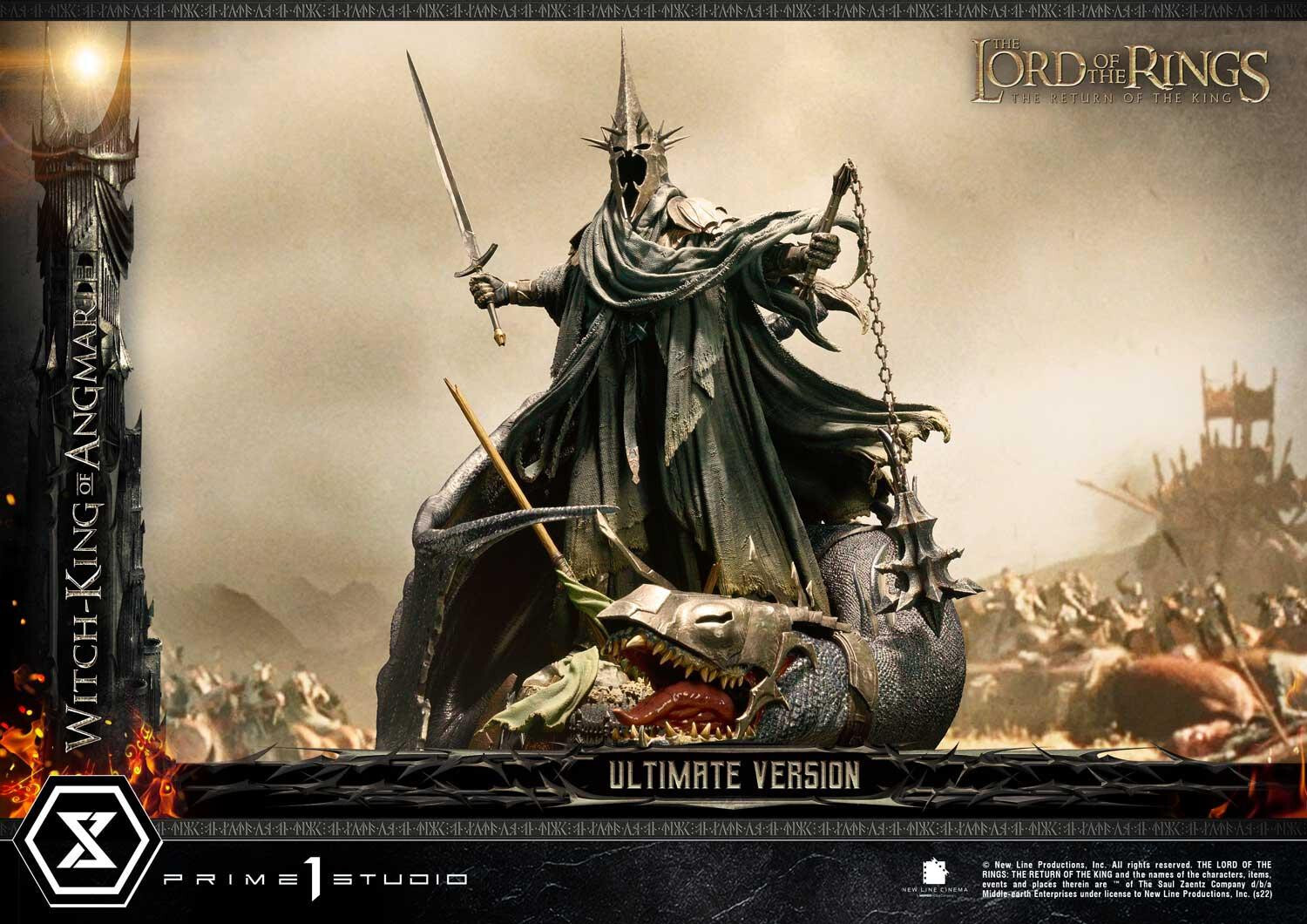 The Lord of the Rings: The Return of the King - Fellbeast - Witch-king of Angmar - Premium Masterline (PMLOTR-10UT) - Ultimate Version (Prime 1 Studio) photo 9