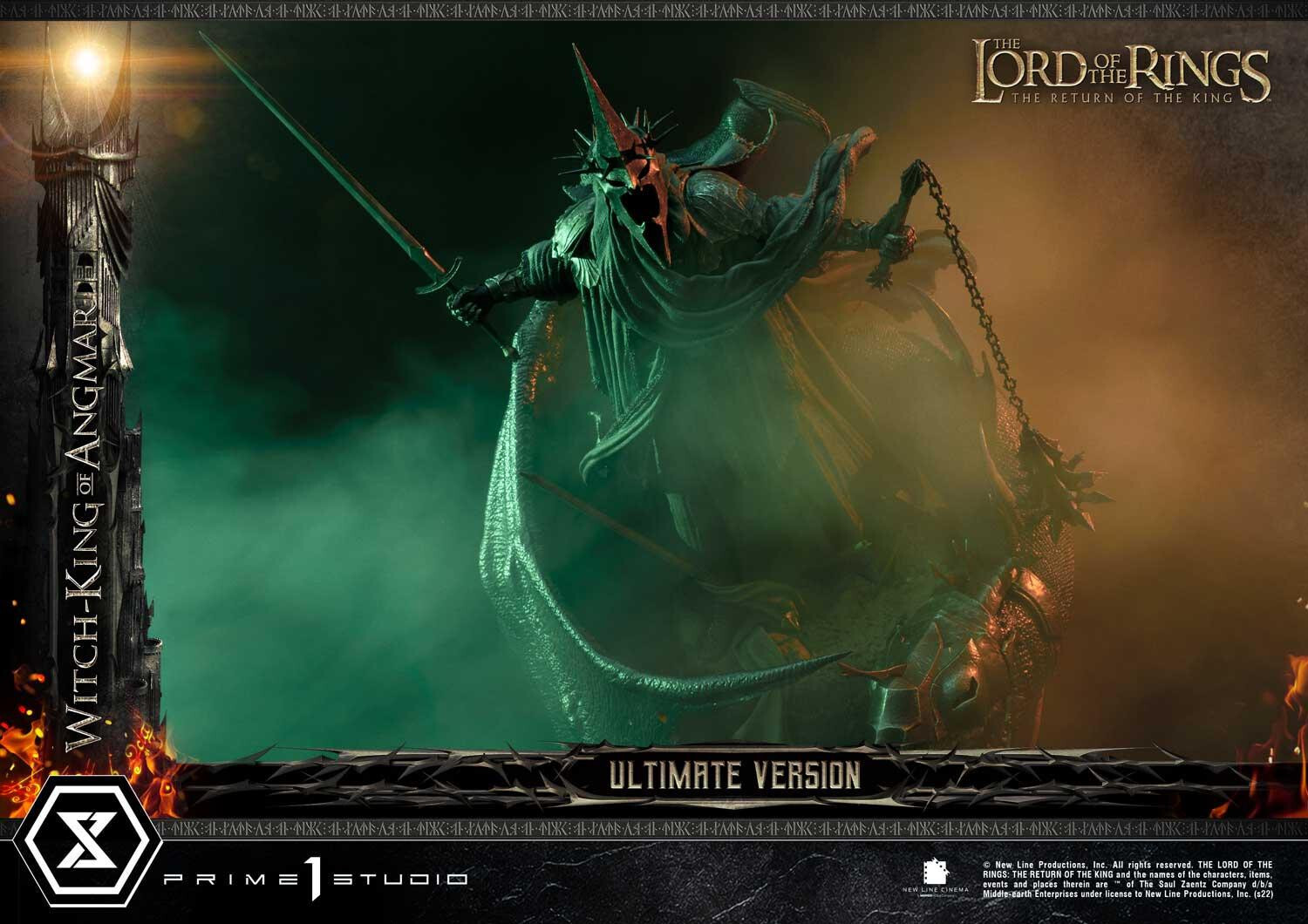 The Lord of the Rings: The Return of the King - Fellbeast - Witch-king of Angmar - Premium Masterline (PMLOTR-10UT) - Ultimate Version (Prime 1 Studio) photo 15