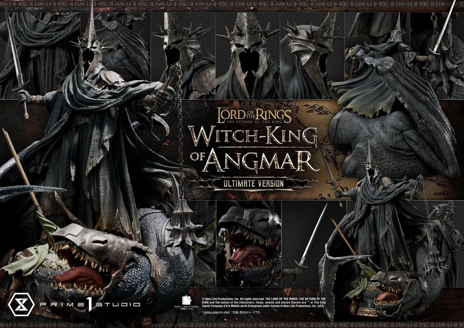 The Lord of the Rings: The Return of the King - Fellbeast - Witch-king of Angmar - Premium Masterline (PMLOTR-10UT) - Ultimate Version (Prime 1 Studio) photo 34