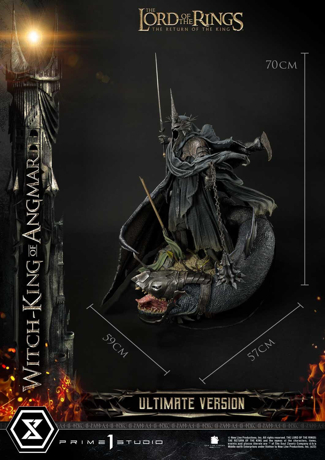The Lord of the Rings: The Return of the King - Fellbeast - Witch-king of Angmar - Premium Masterline (PMLOTR-10UT) - Ultimate Version (Prime 1 Studio) photo 37