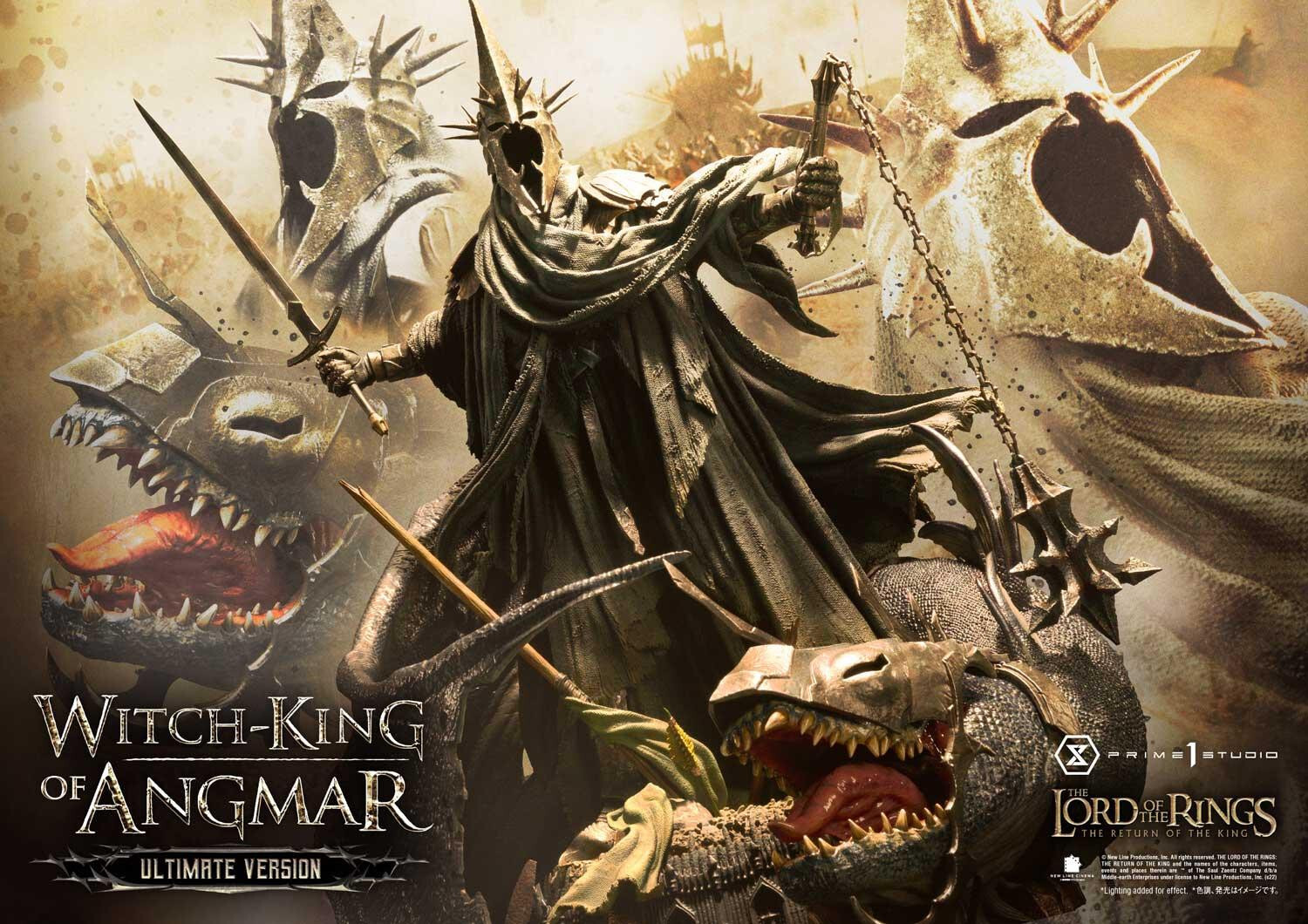The Lord of the Rings: The Return of the King - Fellbeast - Witch-king of Angmar - Premium Masterline (PMLOTR-10UT) - Ultimate Version (Prime 1 Studio) photo 47