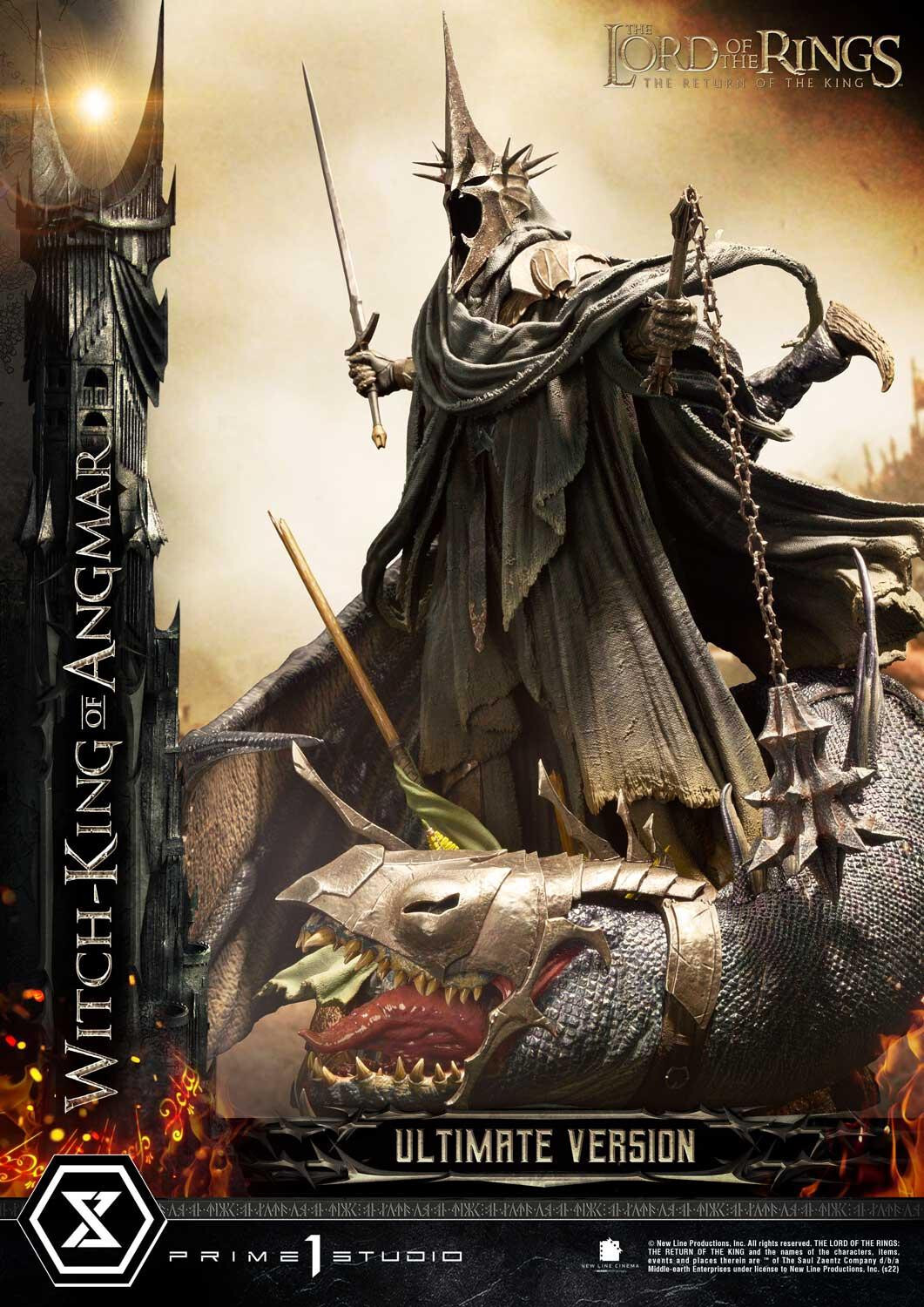 The Lord of the Rings: The Return of the King - Fellbeast - Witch-king of Angmar - Premium Masterline (PMLOTR-10UT) - Ultimate Version (Prime 1 Studio) photo 48