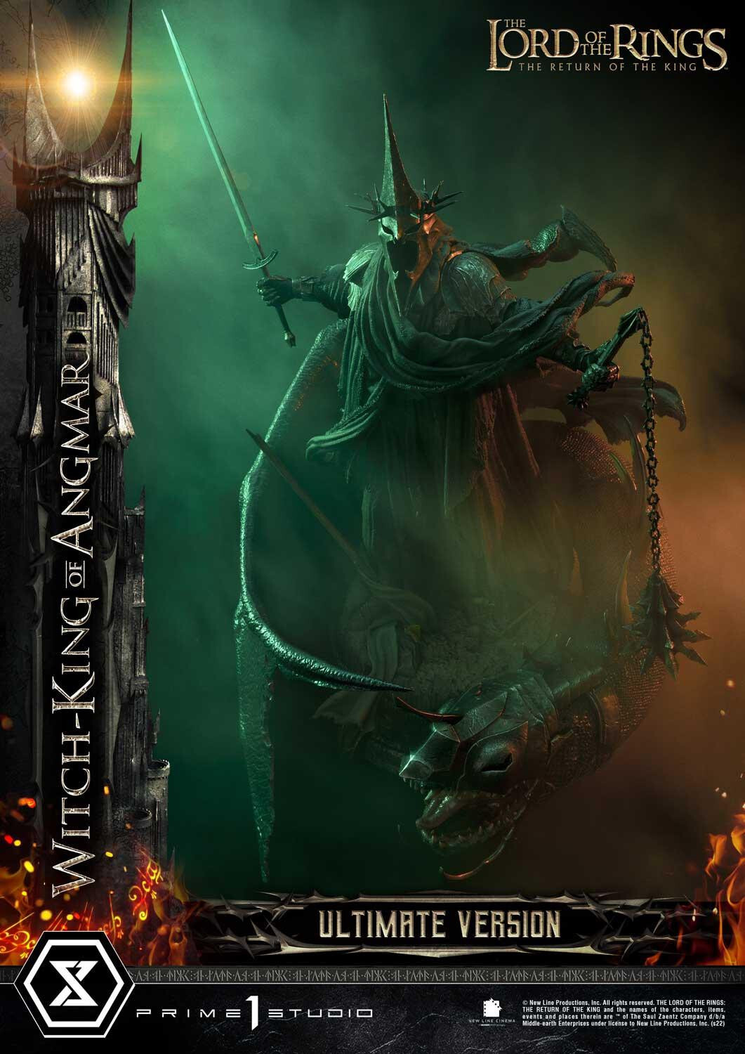 The Lord of the Rings: The Return of the King - Fellbeast - Witch-king of Angmar - Premium Masterline (PMLOTR-10UT) - Ultimate Version (Prime 1 Studio) photo 49