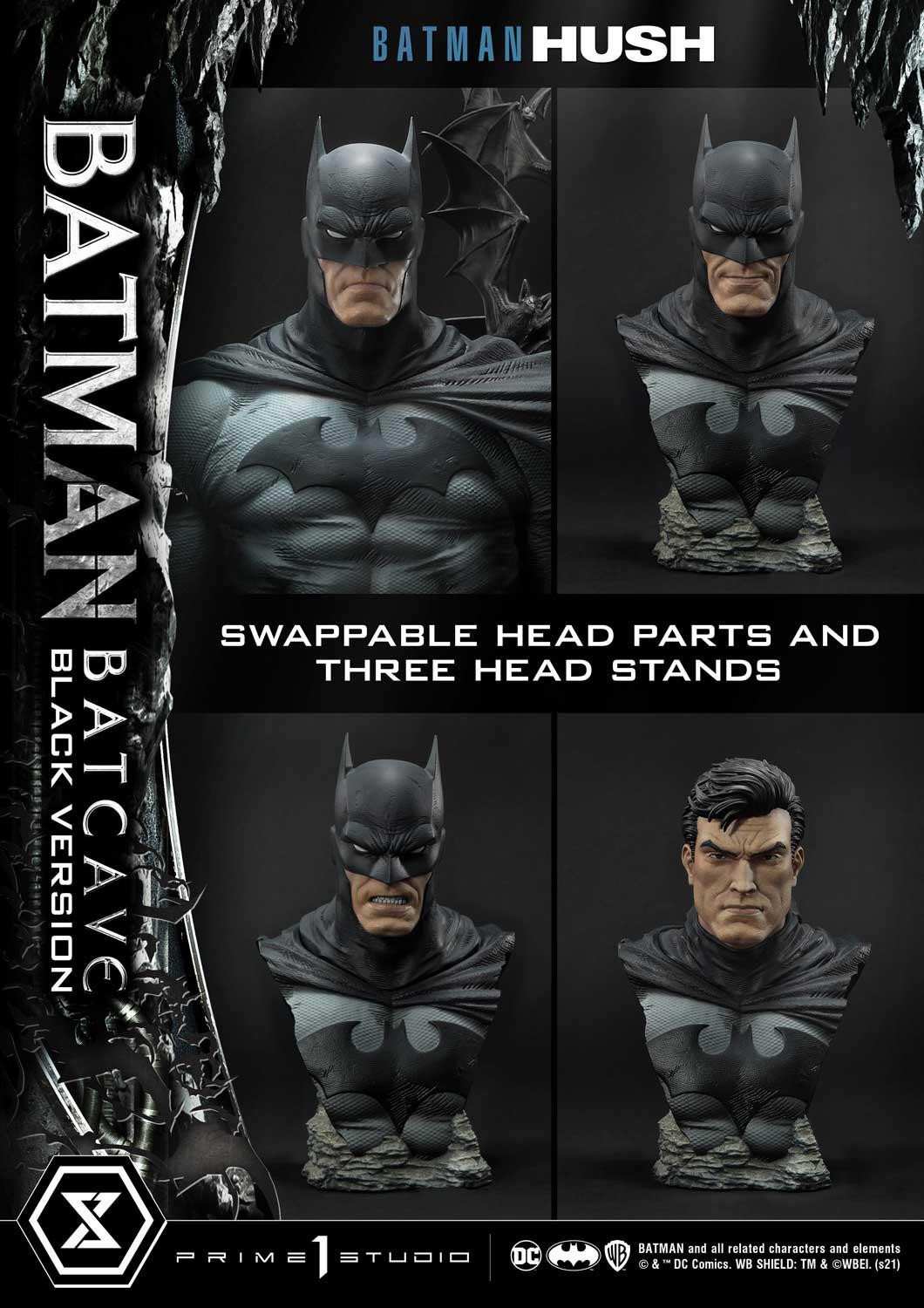 Batman: Hush - Batman - Bruce Wayne - Museum Masterline Series  (MMDCBH-05BL) - 1/3 - Batcave Version, Black Version (Prime 1 Studio) photo 49