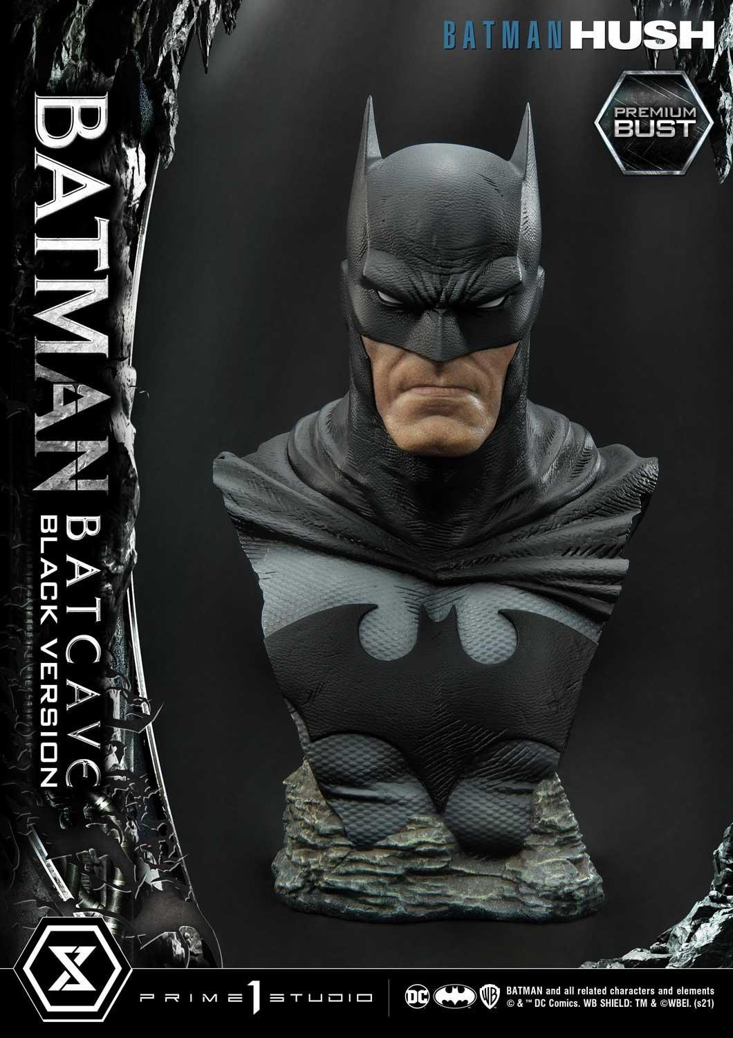 Batman: Hush - Batman - Bust - Premium Bust  (PBDC-06BL) - 1/3 - Batcave Version, Black Version (Prime 1 Studio) photo 3