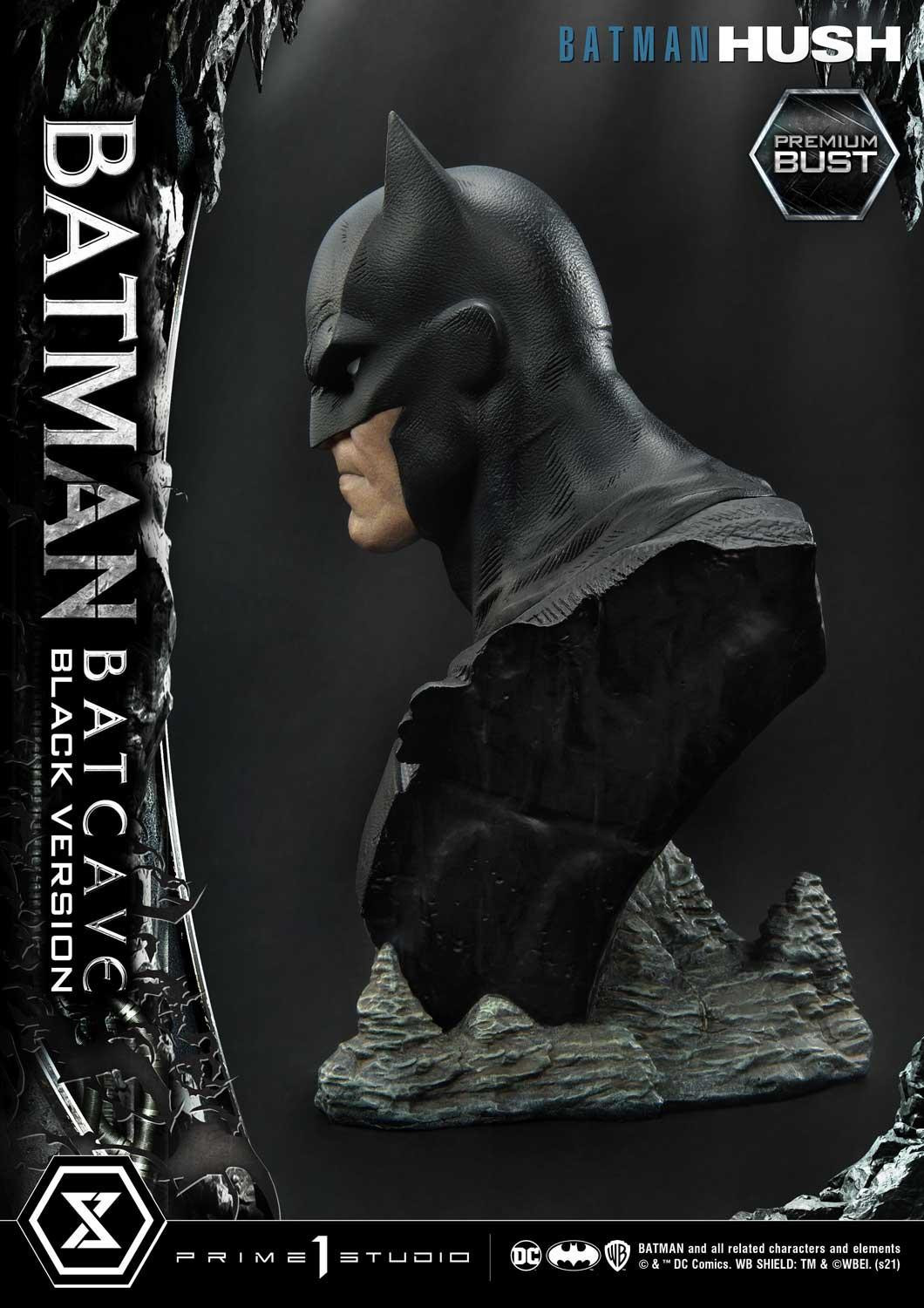 Batman: Hush - Batman - Bust - Premium Bust  (PBDC-06BL) - 1/3 - Batcave Version, Black Version (Prime 1 Studio) photo 4