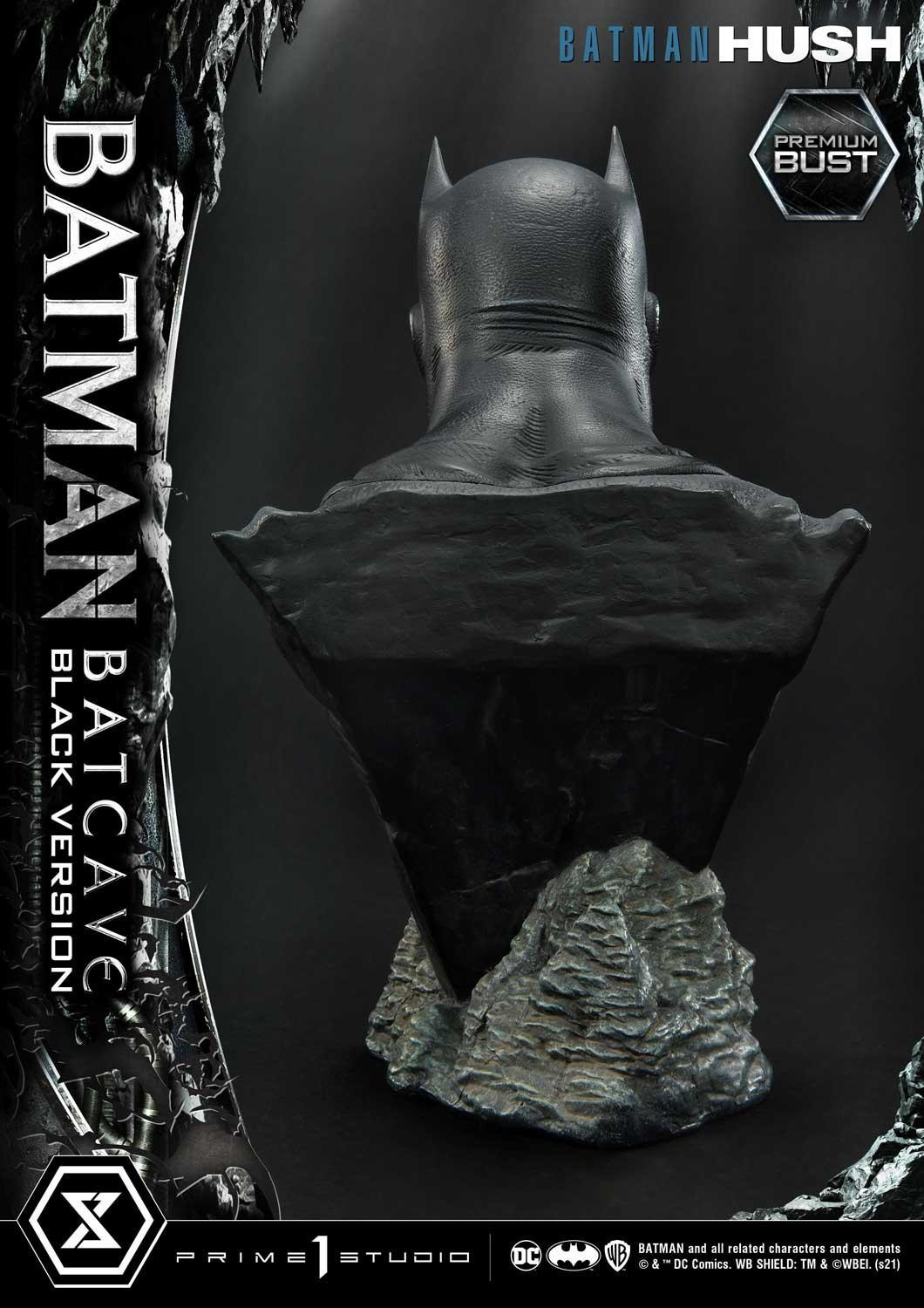 Batman: Hush - Batman - Bust - Premium Bust  (PBDC-06BL) - 1/3 - Batcave Version, Black Version (Prime 1 Studio) photo 5