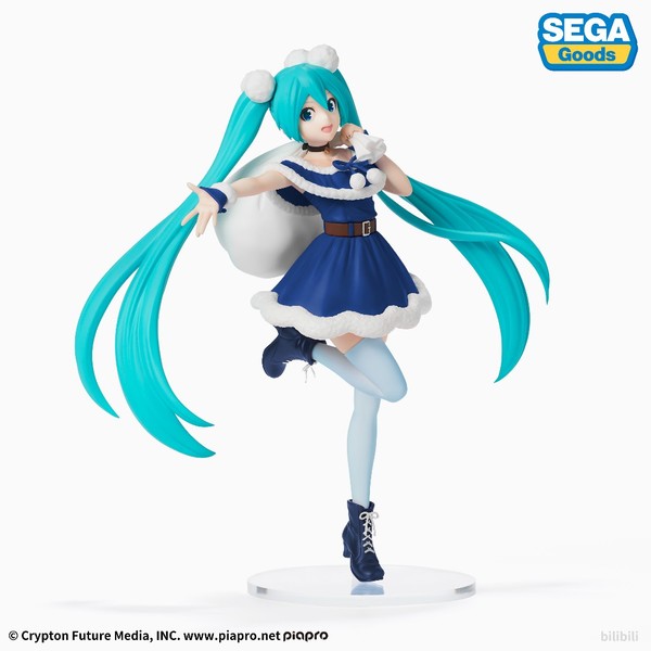 Vocaloid - Hatsune Miku - SPM Figure - Christmas Style 2020 Ver., Blue Ver. (SEGA)