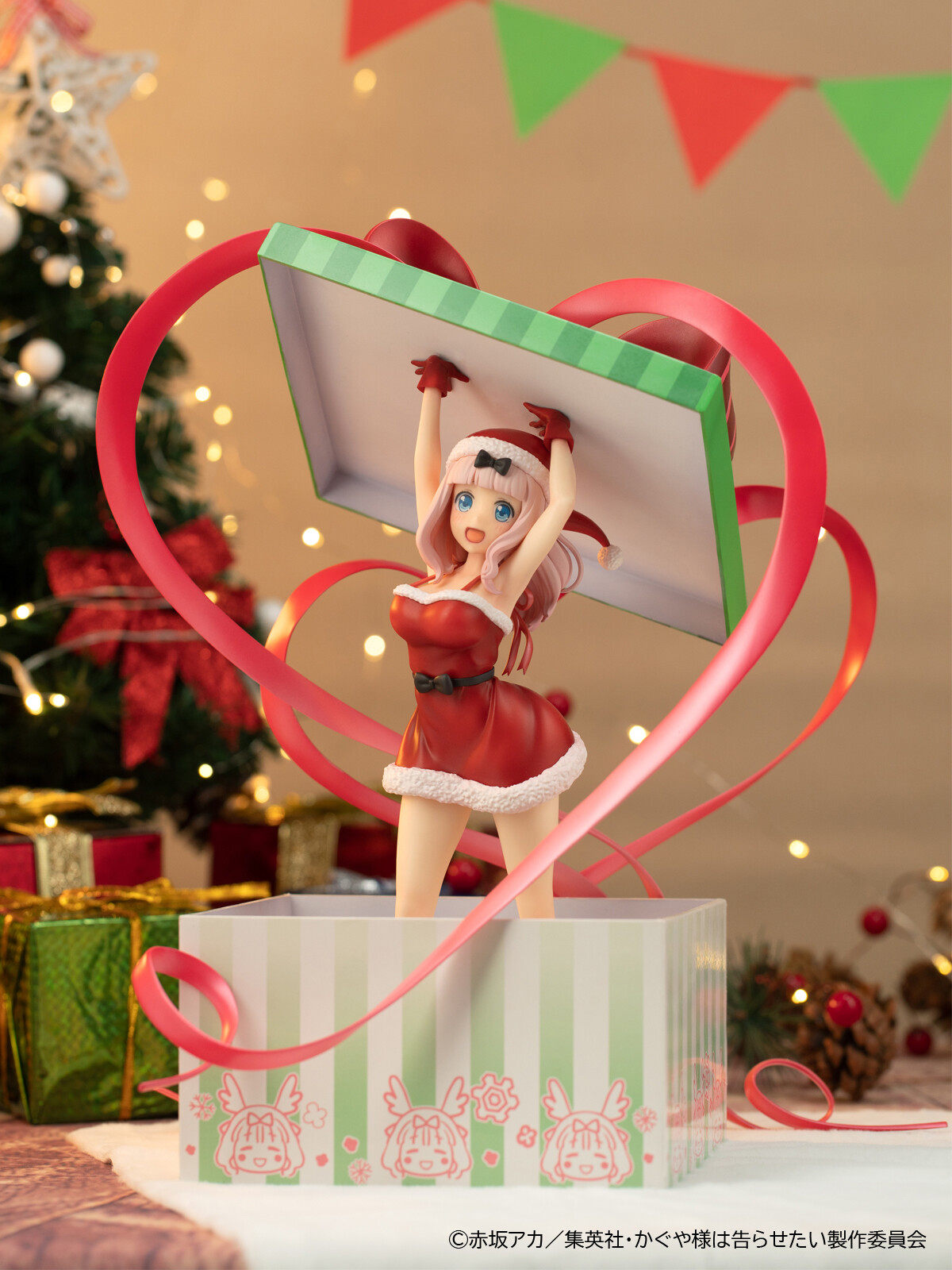 Kaguya-sama wa Kokurasetai?: Tensai-tachi no Ren'ai Zunousen - Fujiwara Chika - Iino Miko - Ishigami Yuu - 1/7 - Christmas Present Ver. (beBOX, Myethos) photo 11