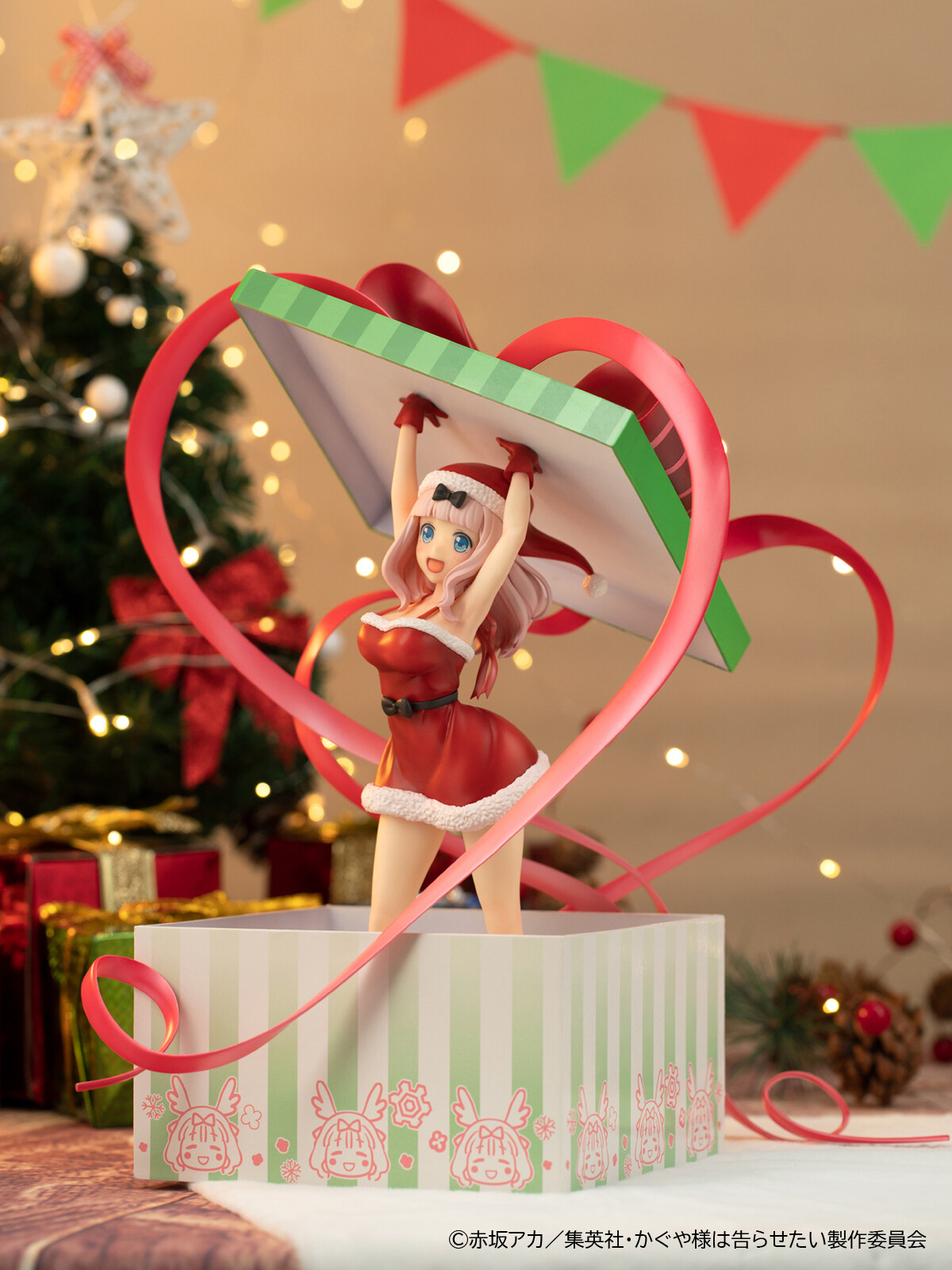 Kaguya-sama wa Kokurasetai?: Tensai-tachi no Ren'ai Zunousen - Fujiwara Chika - Iino Miko - Ishigami Yuu - 1/7 - Christmas Present Ver. (beBOX, Myethos) photo 22