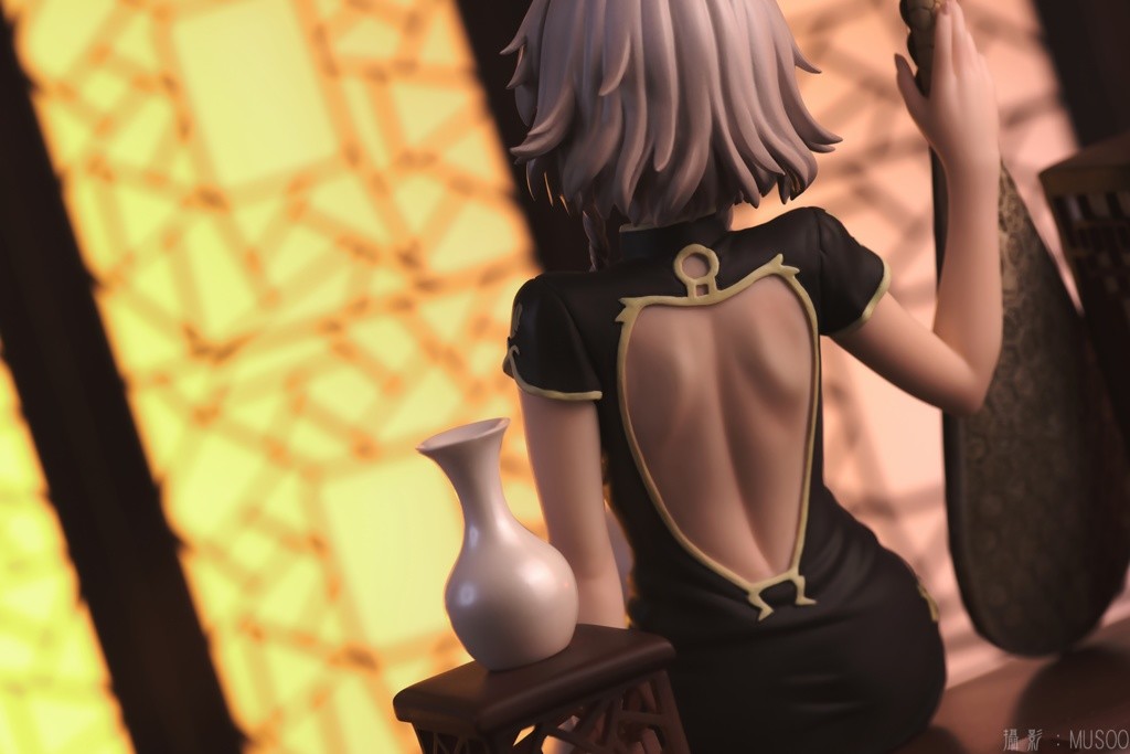 Touhou Project - Izayoi Sakuya - Doujin Figure - 1/7 - China Black ver. (Epic Works) photo 2