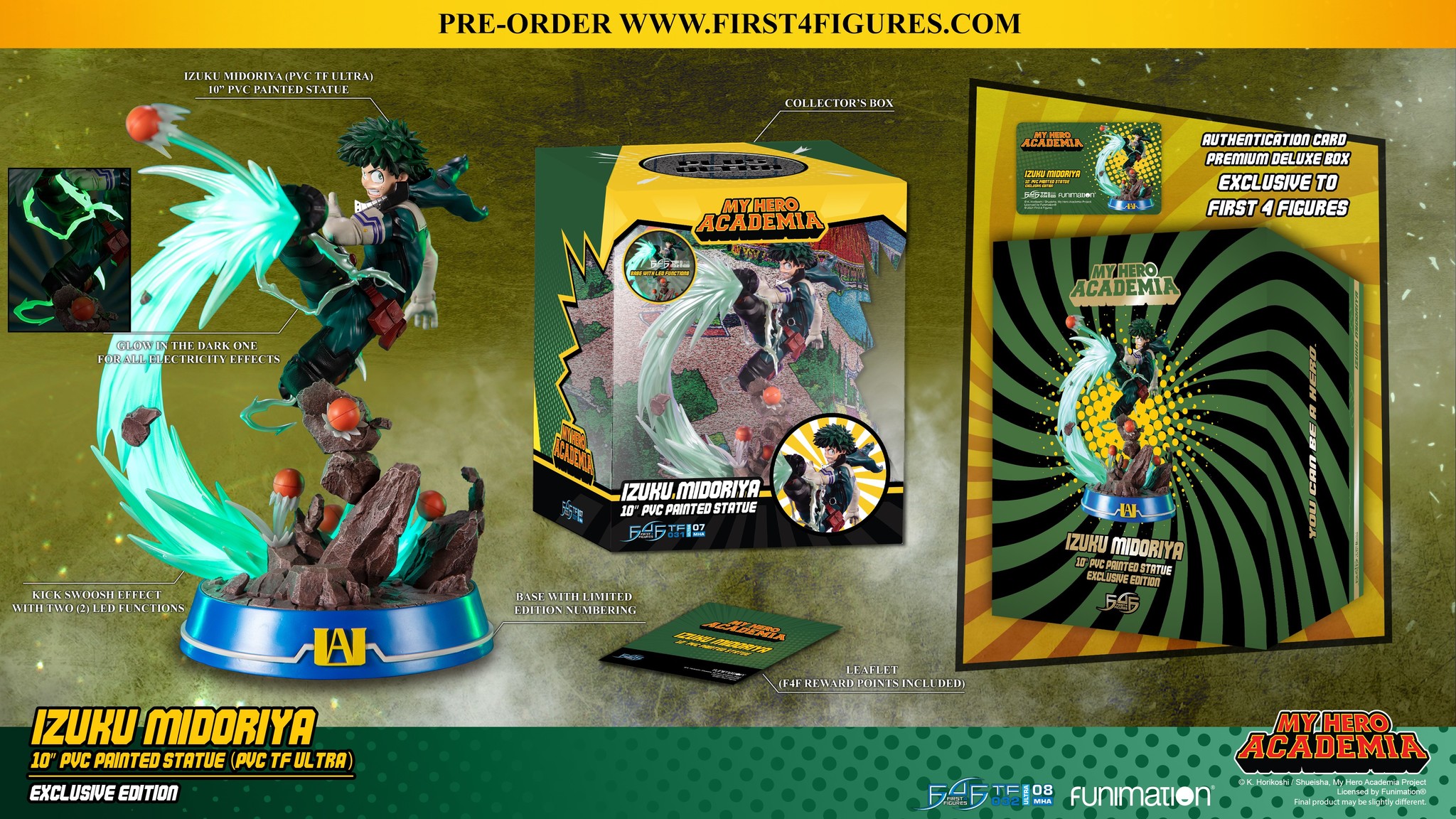 Boku no Hero Academia - Midoriya Izuku - True Form Ultra  (TF032|08MHA) - Exclusive Edition (First 4 Figures) photo 11