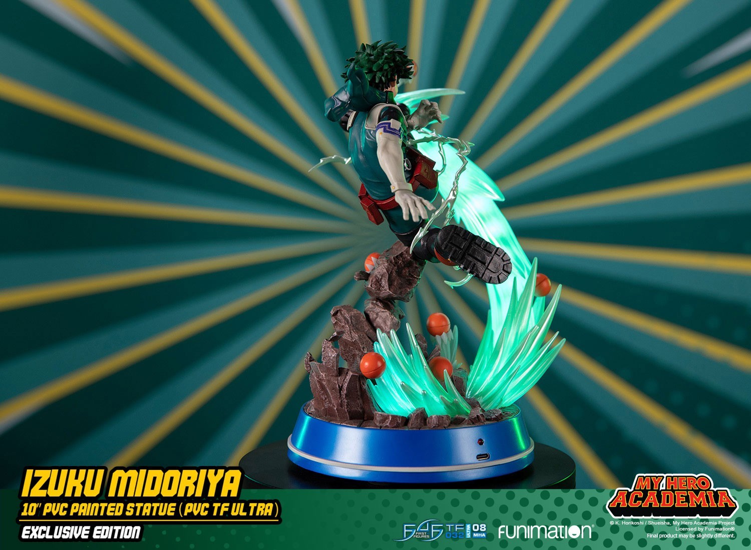Boku no Hero Academia - Midoriya Izuku - True Form Ultra  (TF032|08MHA) - Exclusive Edition (First 4 Figures) photo 15
