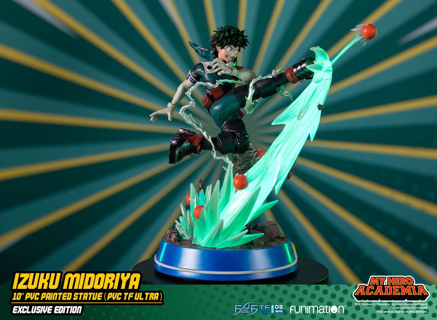 Boku no Hero Academia - Midoriya Izuku - True Form Ultra  (TF032|08MHA) - Exclusive Edition (First 4 Figures) photo 17