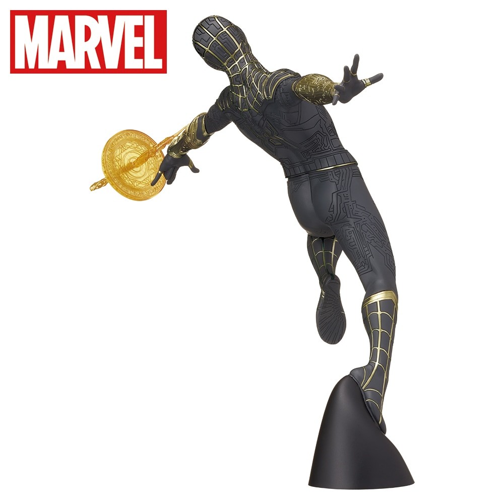Spider-Man: No Way Home - Spider-Man - SPM Figure - Black & Gold Suit, with Web Shooter (SEGA) photo 3