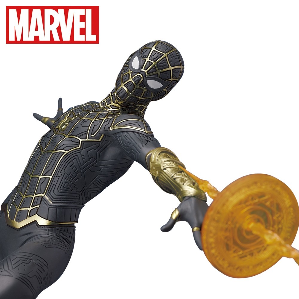 Spider-Man: No Way Home - Spider-Man - SPM Figure - Black & Gold Suit, with Web Shooter (SEGA) photo 5