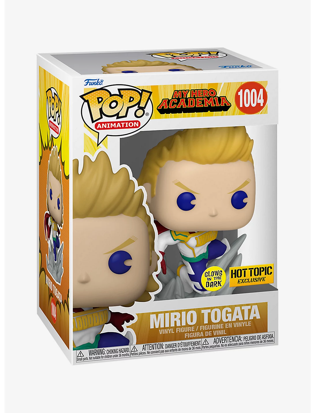 Boku no Hero Academia - Toogata Mirio - POP! Animation (1004) - POP! Vinyl - Glow in the Dark (Funko Toys, Hot Topic) photo 2